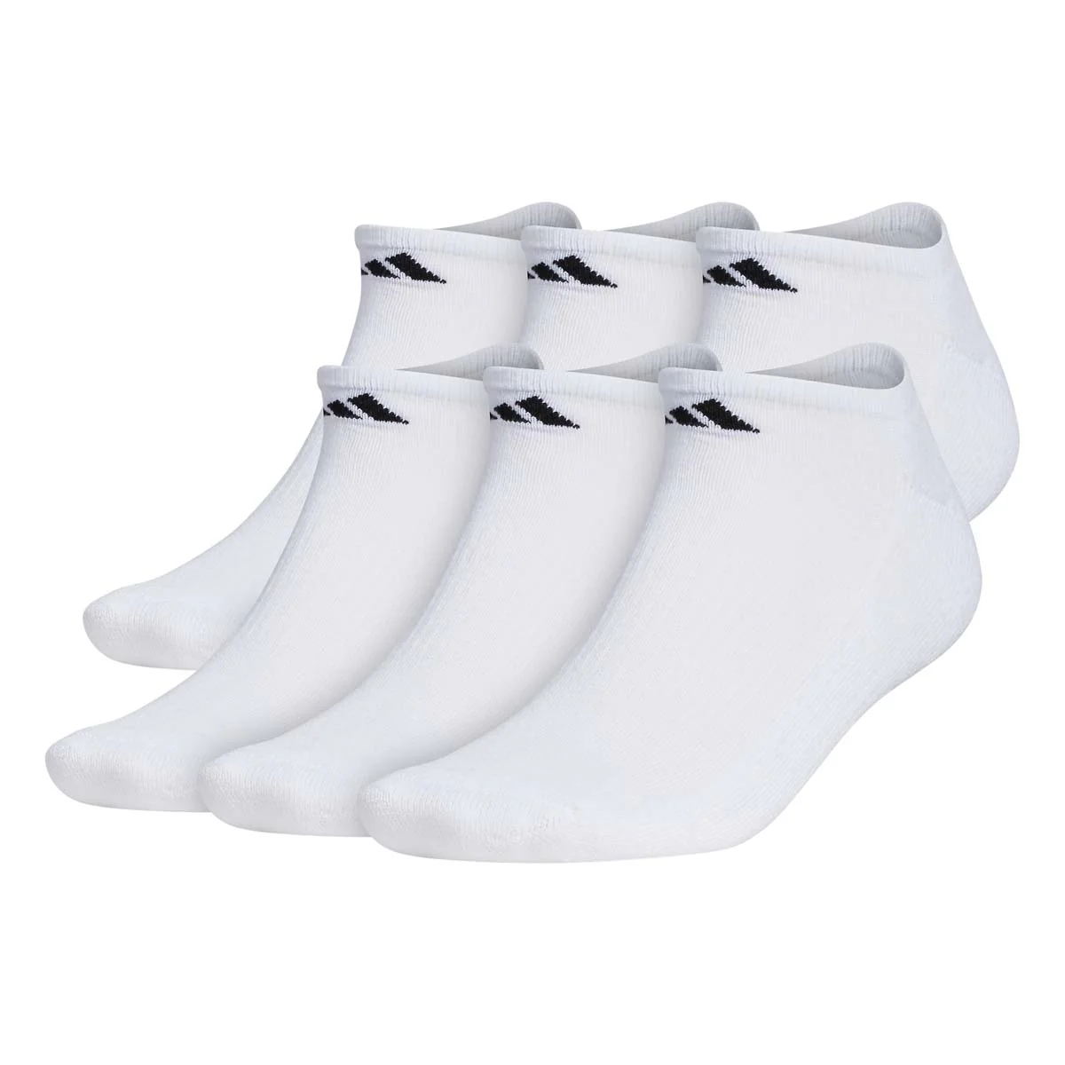 Adidas Athletic Cushioned No Show Socks 6pk - Image 2