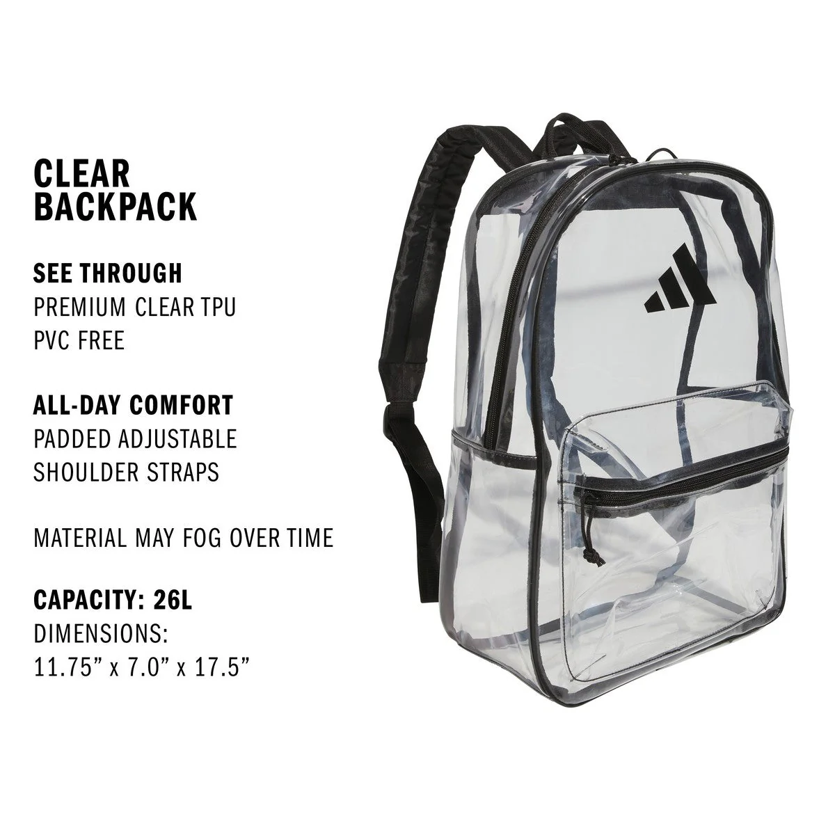 Adidas Clear 2.0 Backpack - Image 2