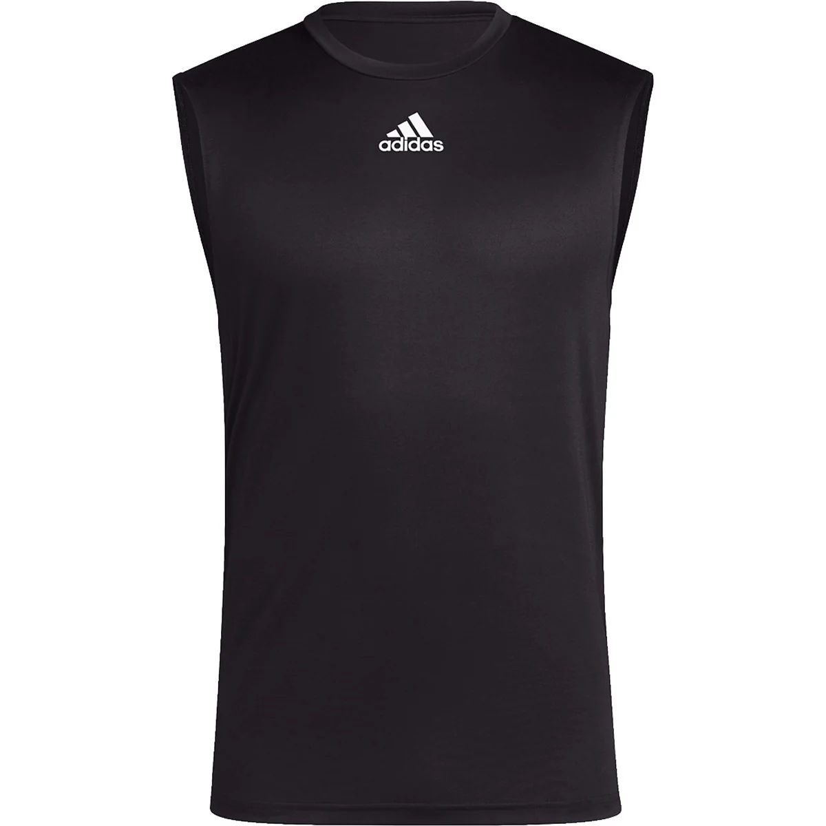 Adidas Mens Pregame Badge of Sport Sleeveless Tee - Image 2