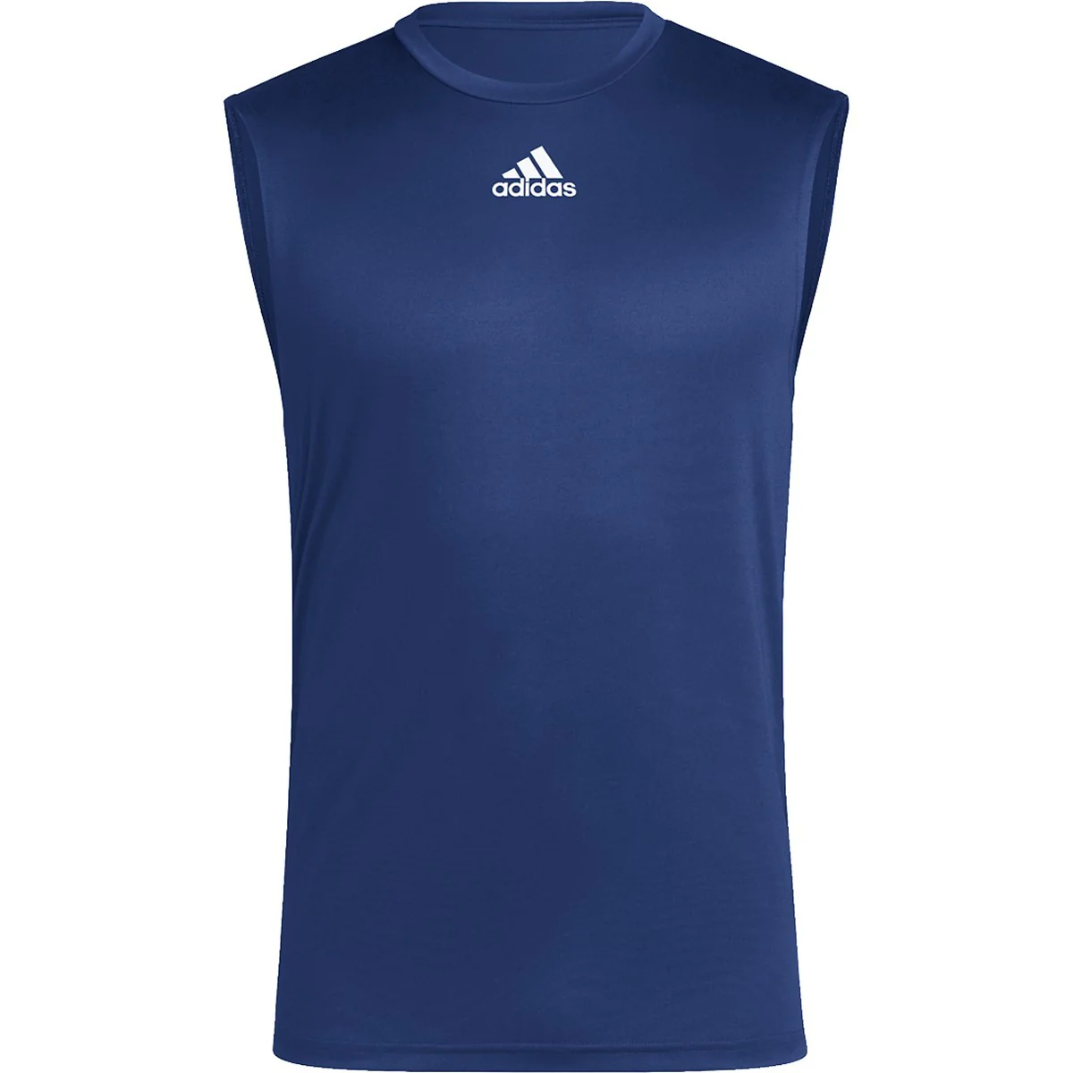Adidas Mens Pregame Badge of Sport Sleeveless Tee - Image 3