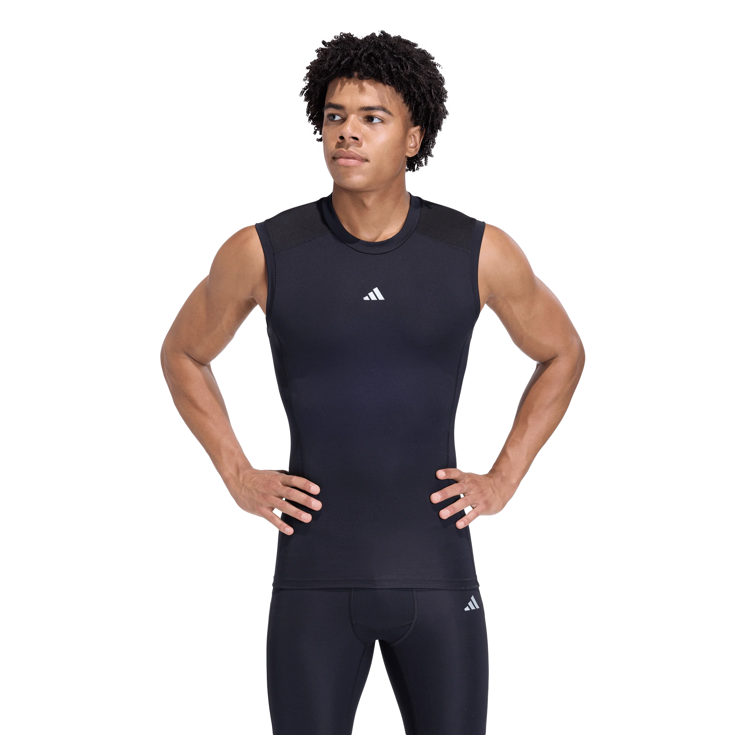 Adidas Mens Techfit Compression SL Tee - Image 3