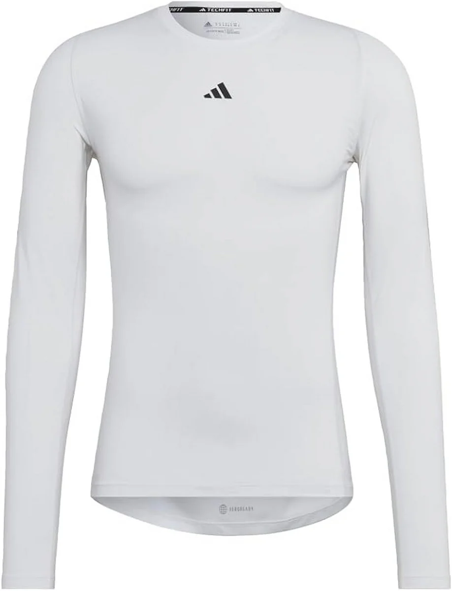 Adidas Mens TechFit Long Sleeve Tee - Image 4