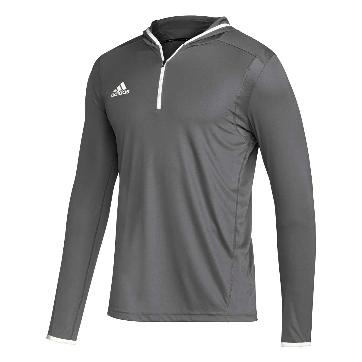 Adidas Team Issue Hooded Long Sleeve Tee - Image 2