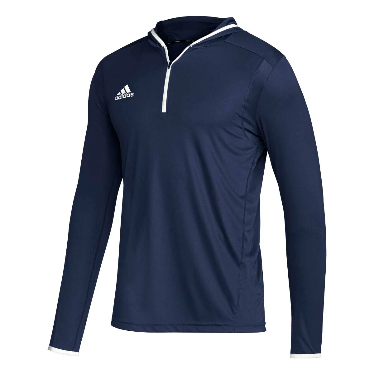 Adidas Team Issue Hooded Long Sleeve Tee - Image 3