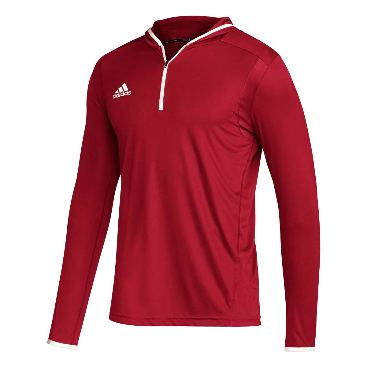 Adidas Team Issue Hooded Long Sleeve Tee - Image 4