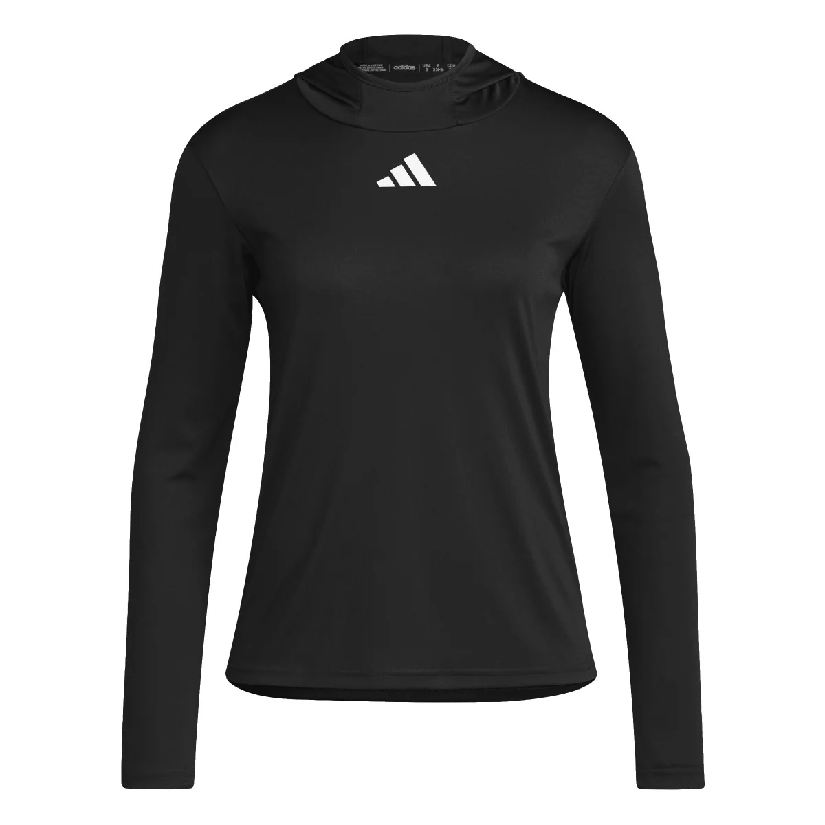 Adidas Womens D4T Long Sleeve Lightweight Hooded Tee - Image 2
