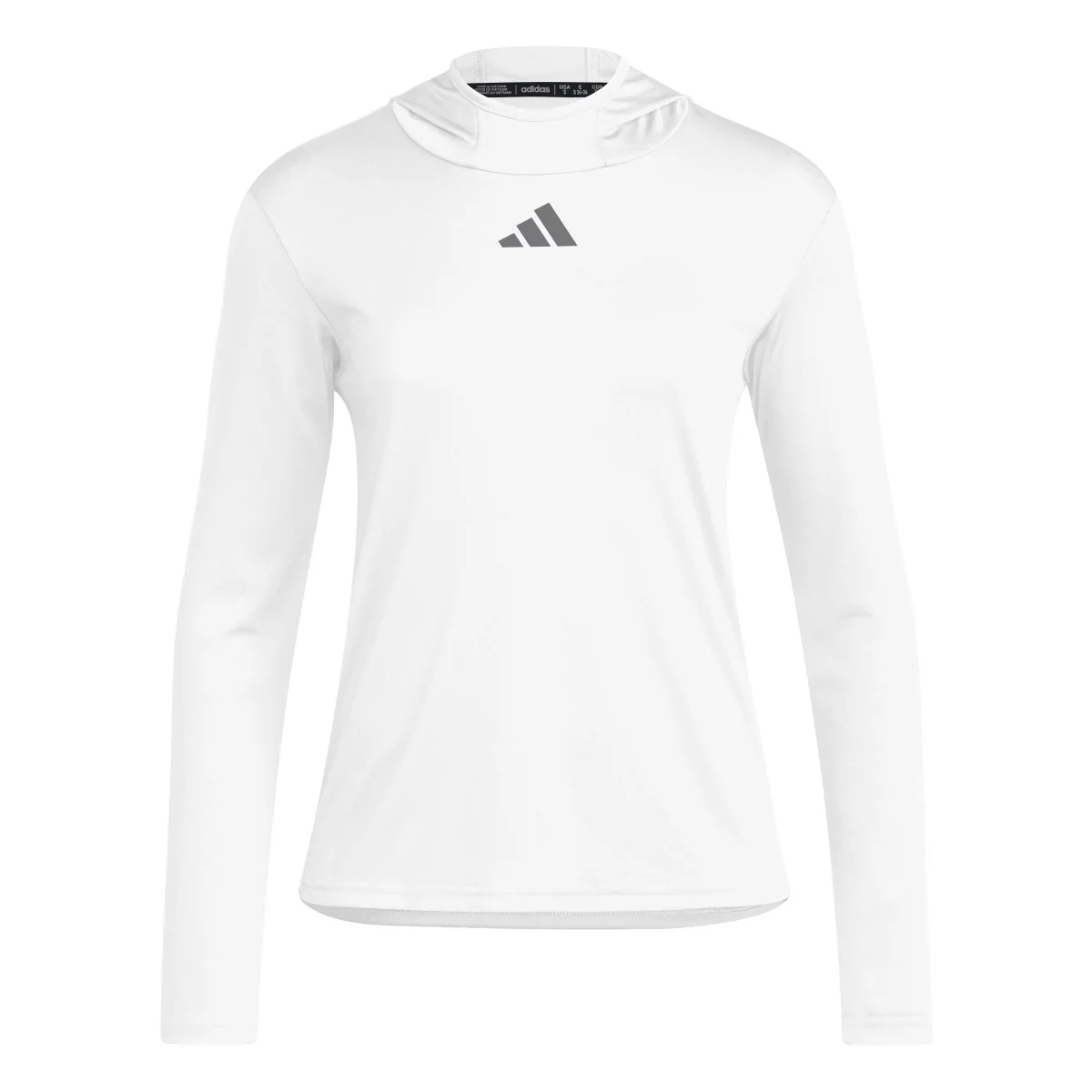 Adidas Womens D4T Long Sleeve Lightweight Hooded Tee - Image 3