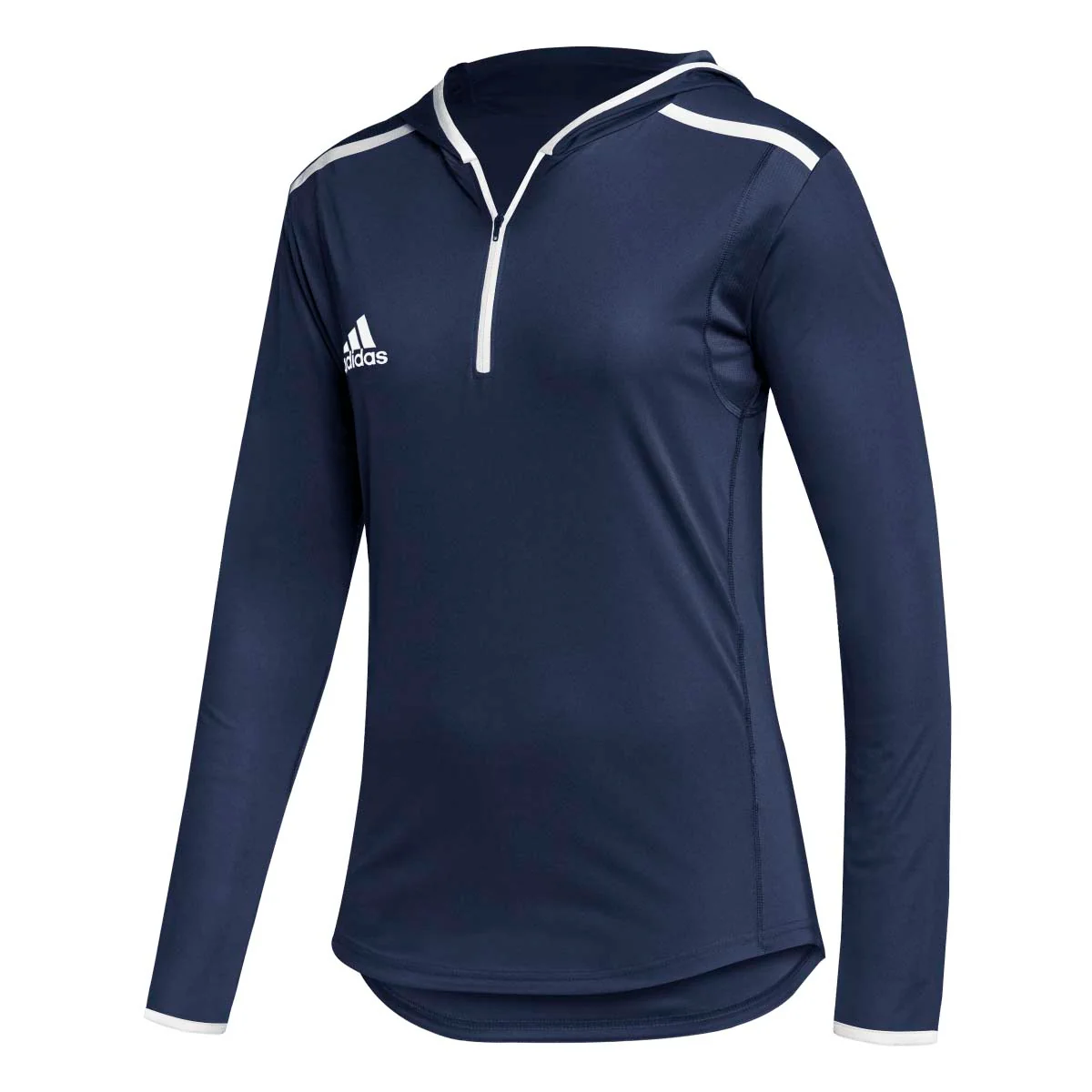 Adidas Womens Team Issue Hooded Long Sleeve Tee - Image 6
