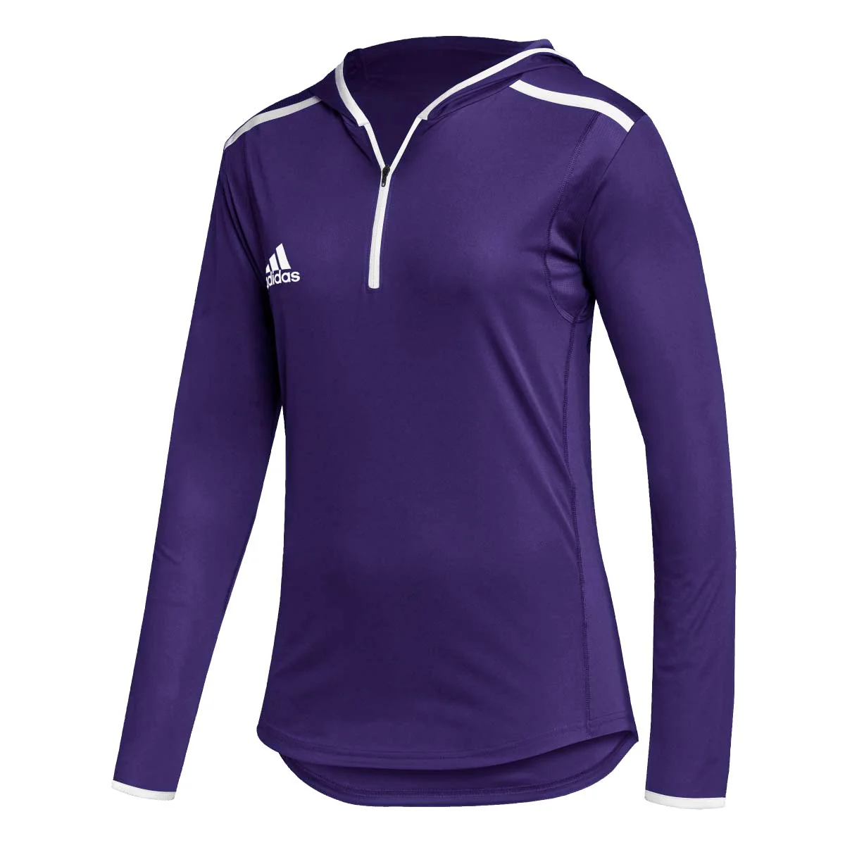 Adidas Womens Team Issue Hooded Long Sleeve Tee - Image 7