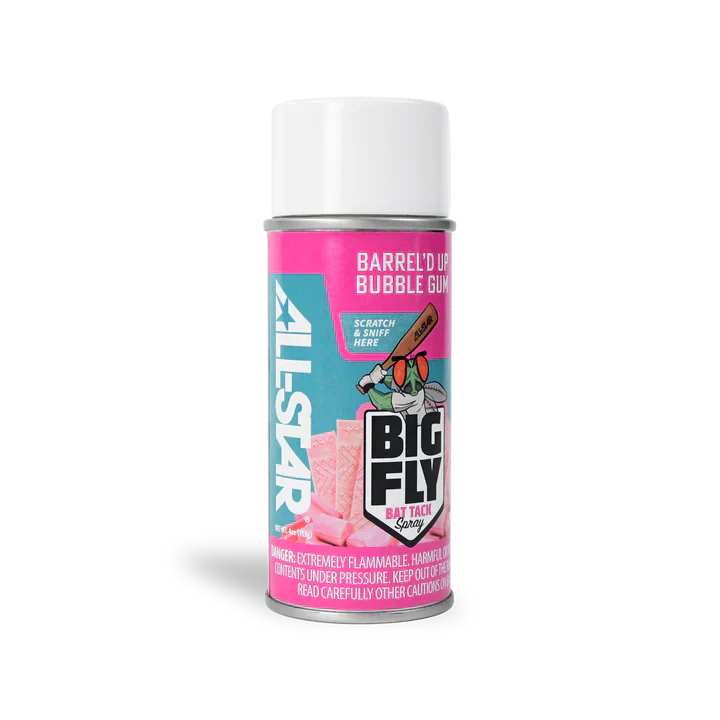 All-Star Big Fly Barrel'd Up Bubble Gum Scented Bat Grip Spray - Image 2