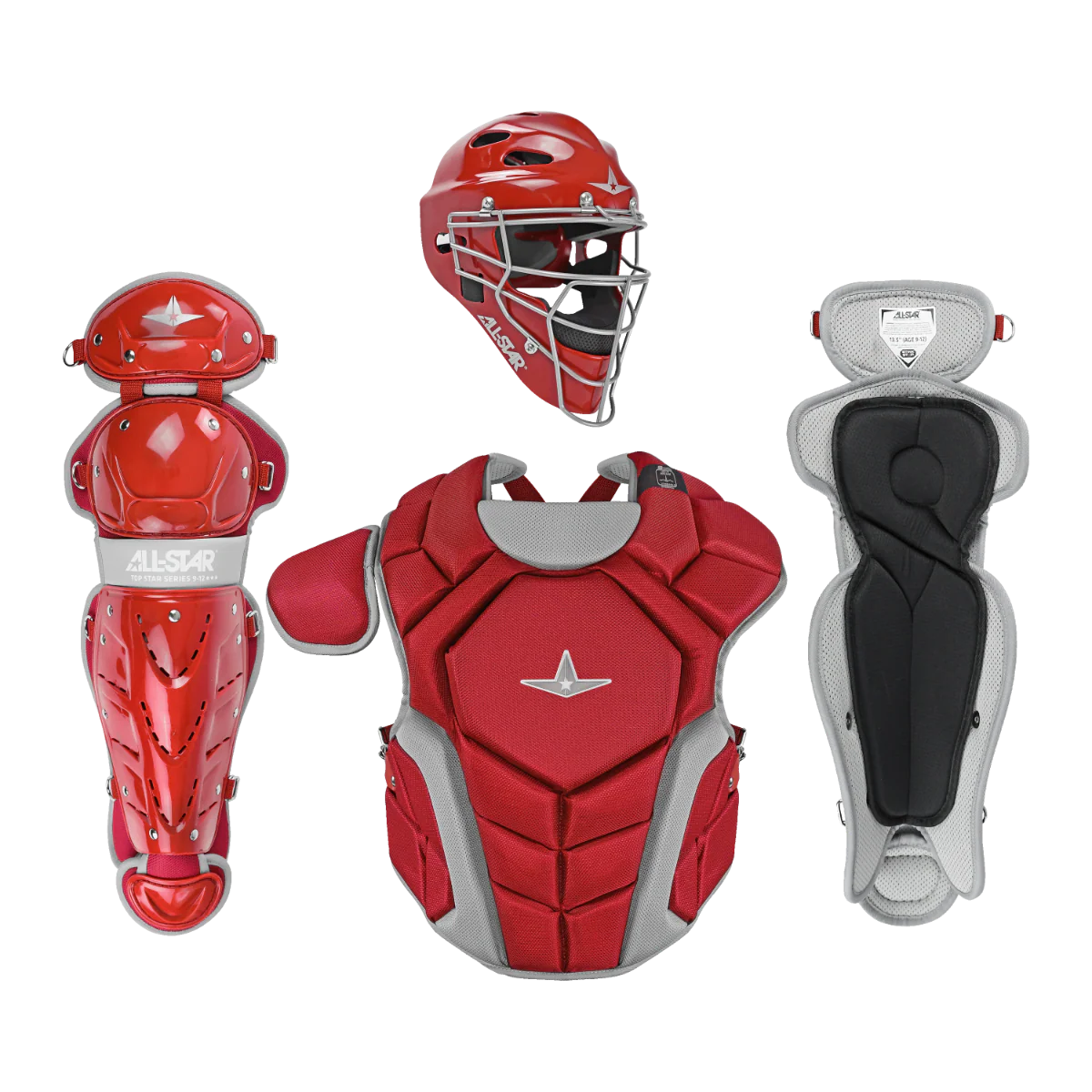 All Star Top Star NOCSAE Approved Baseball Catchers Kit (9-12) - Image 5