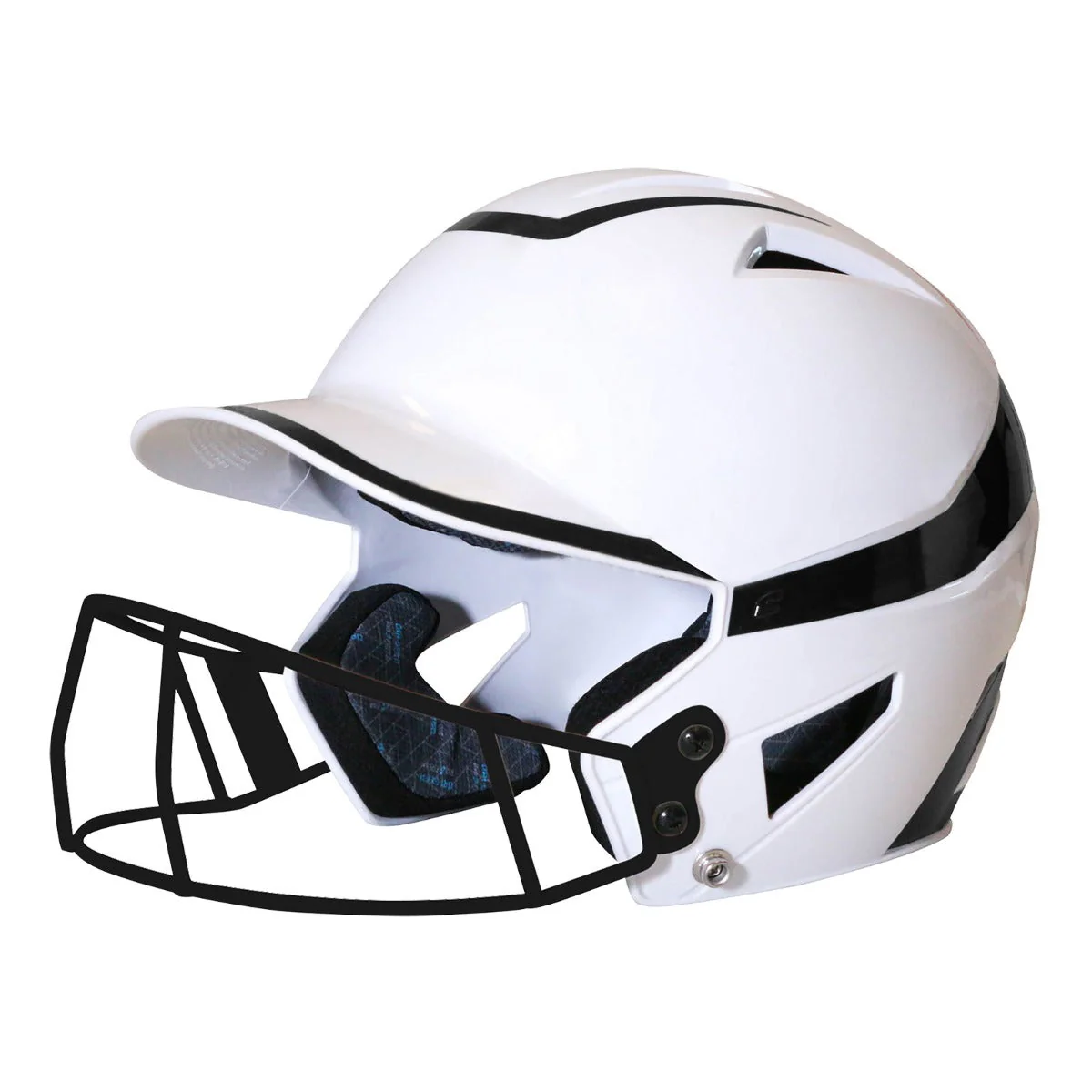 Champro Hx Rise Pro Fp Bat Helmet W/Mask - Image 2