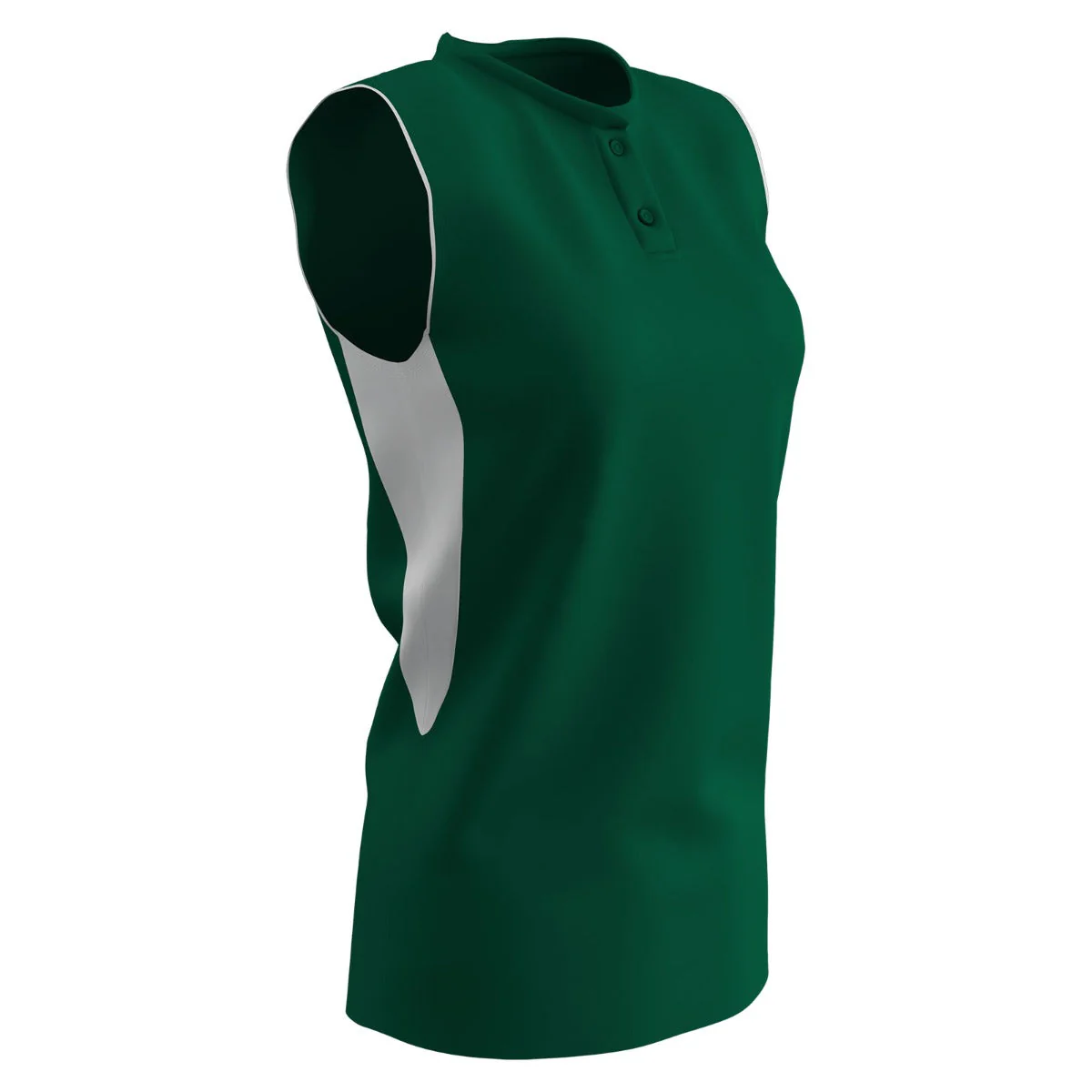 Champro Youth Natural Sleveless Fastpitch Jersey - Image 3