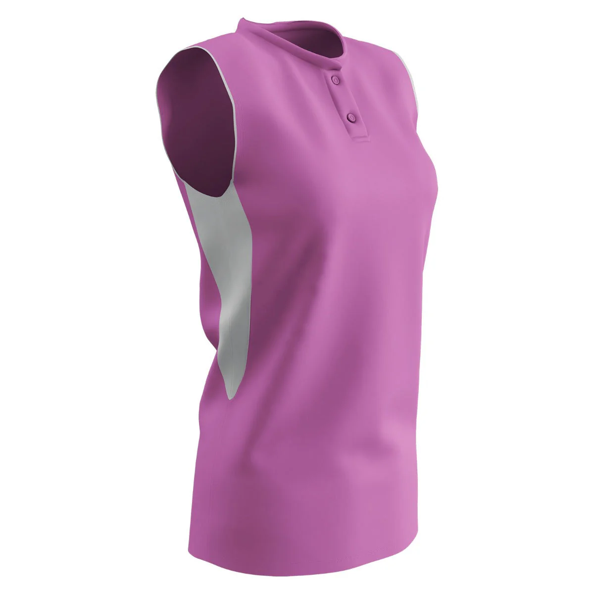 Champro Youth Natural Sleveless Fastpitch Jersey - Image 4