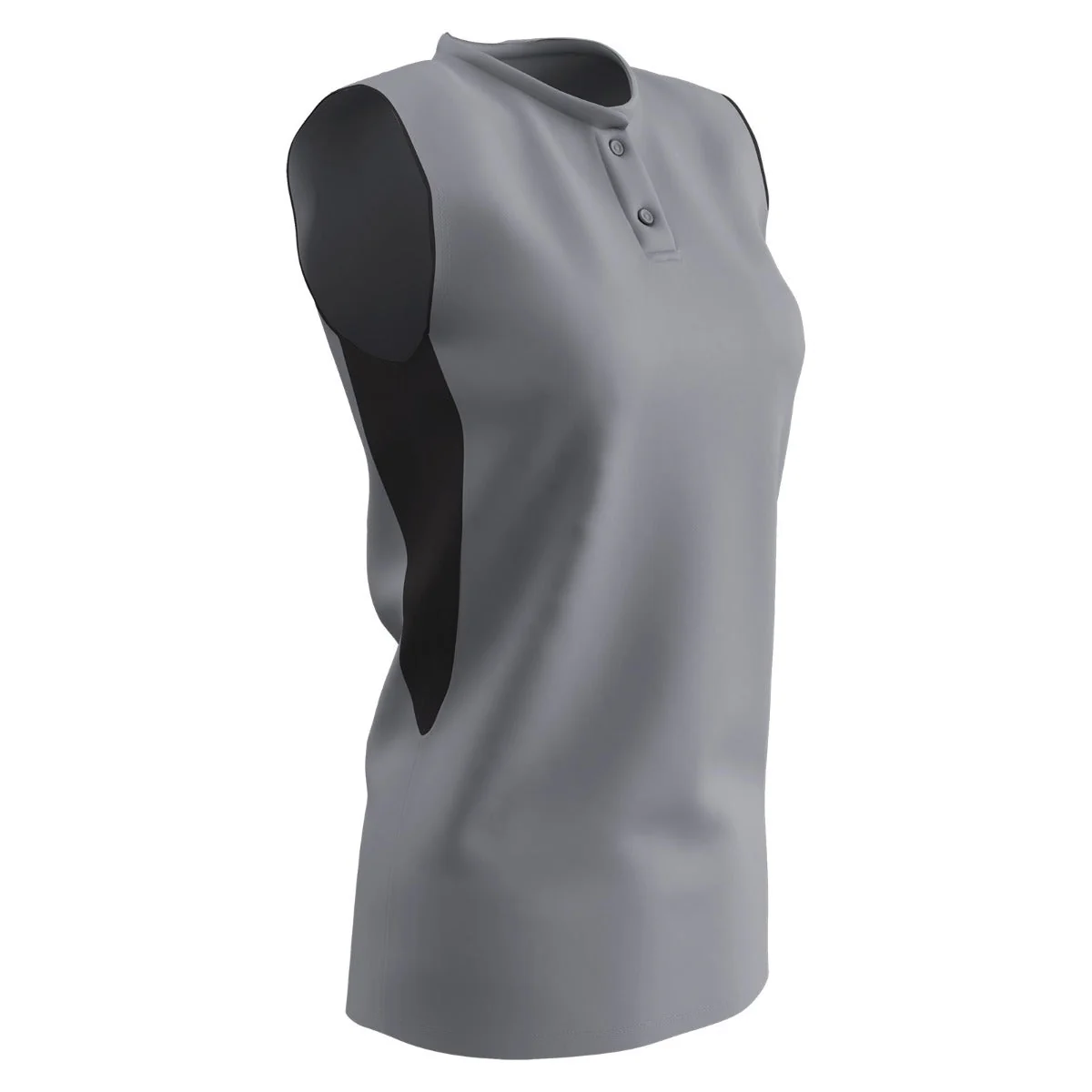 Champro Youth Natural Sleveless Fastpitch Jersey - Image 5