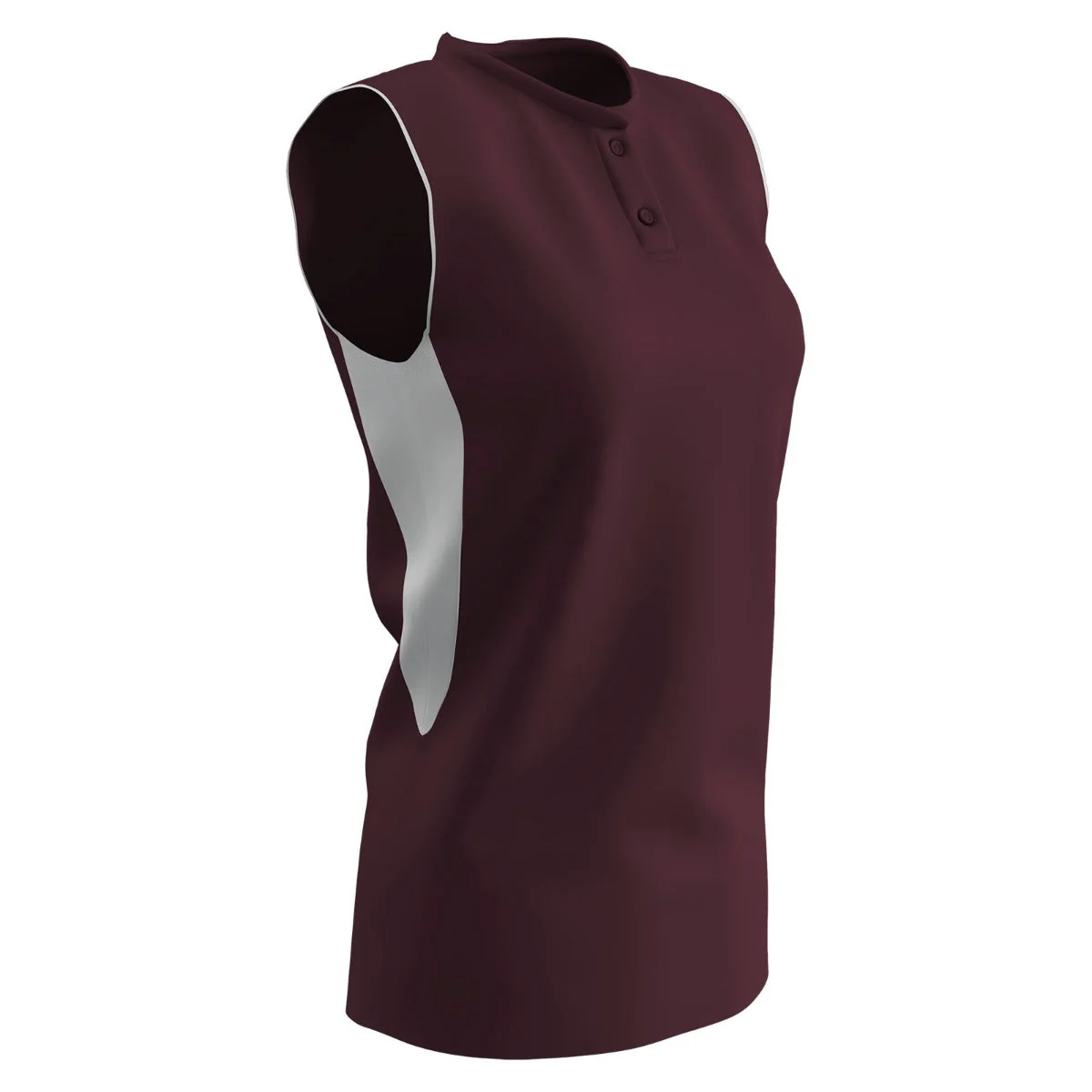 Champro Youth Natural Sleveless Fastpitch Jersey - Image 6
