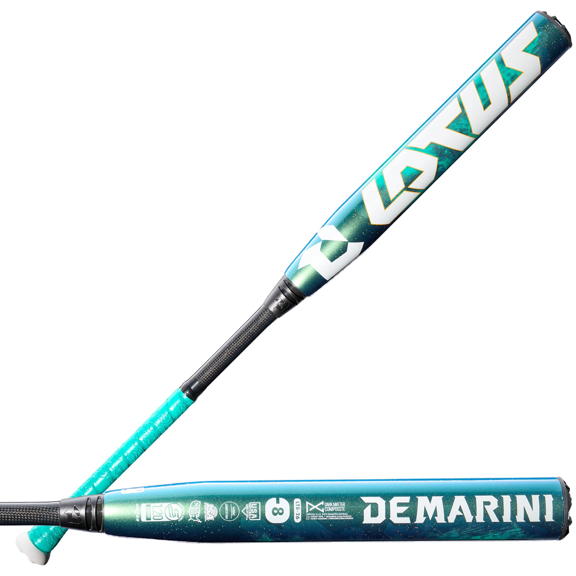 DeMarini 2026 Lotus -8 2-Piece Composite 2-1/4" Barrel Fastpitch Softball Bat - Image 8