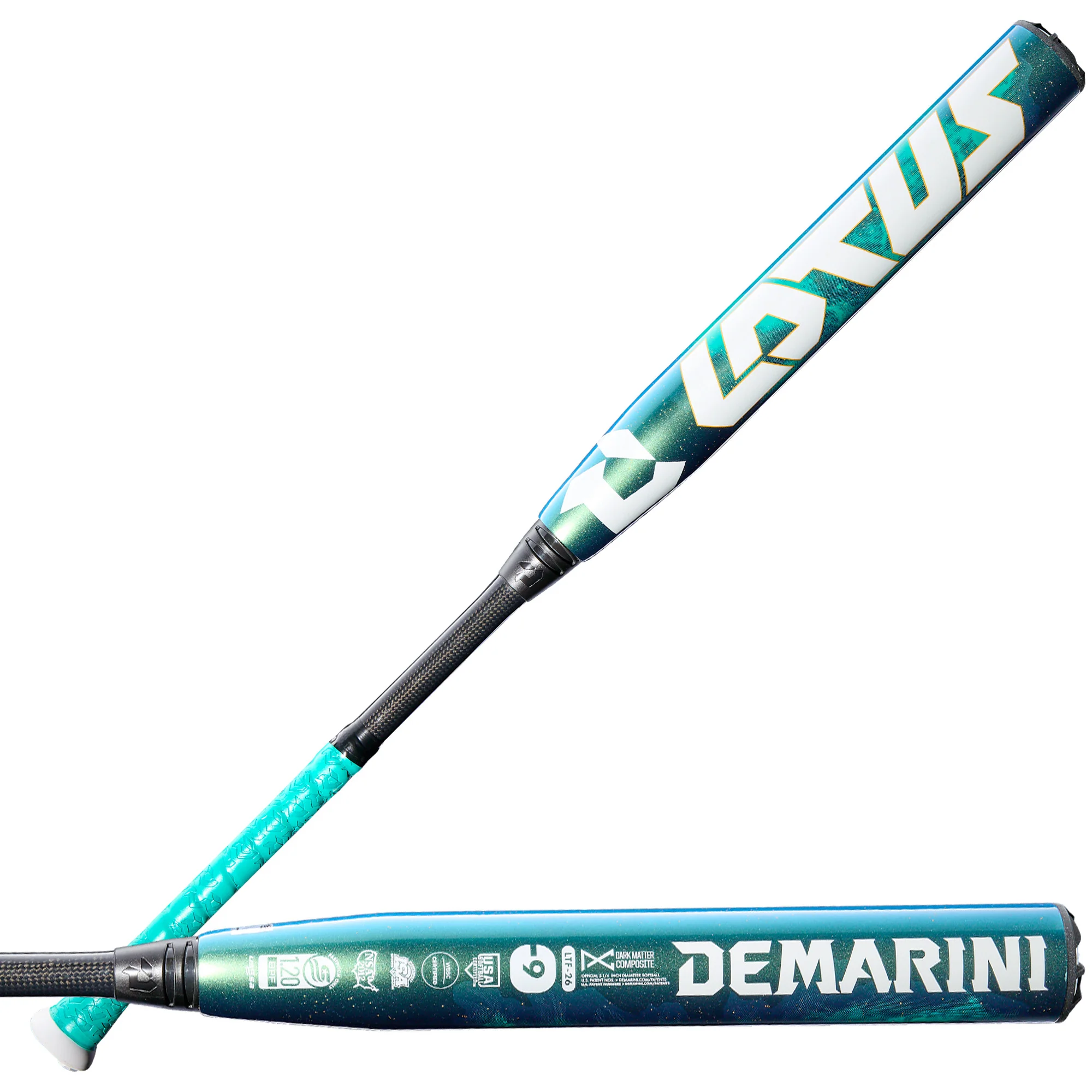 DeMarini 2026 Lotus -9 2-Piece Composite 2-1/4" Barrel Fastpitch Softball Bat - Image 7