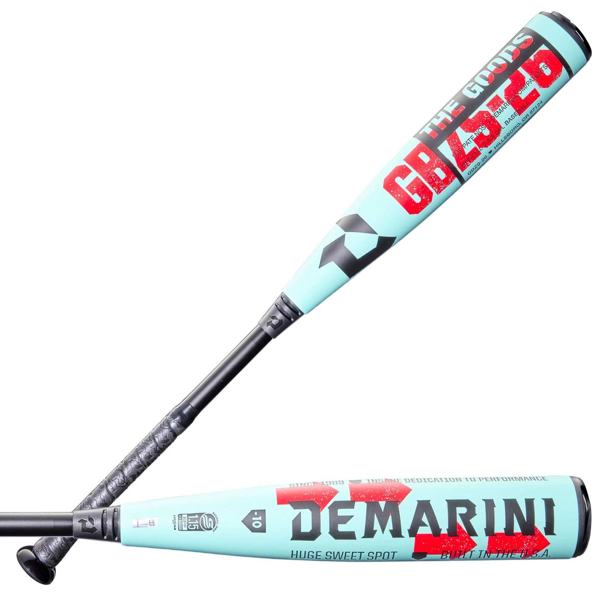 DeMarini 2026 The Goods 2-Piece Composite 2-3/4" Barrel -10 USSSA Baseball Bat - Image 3