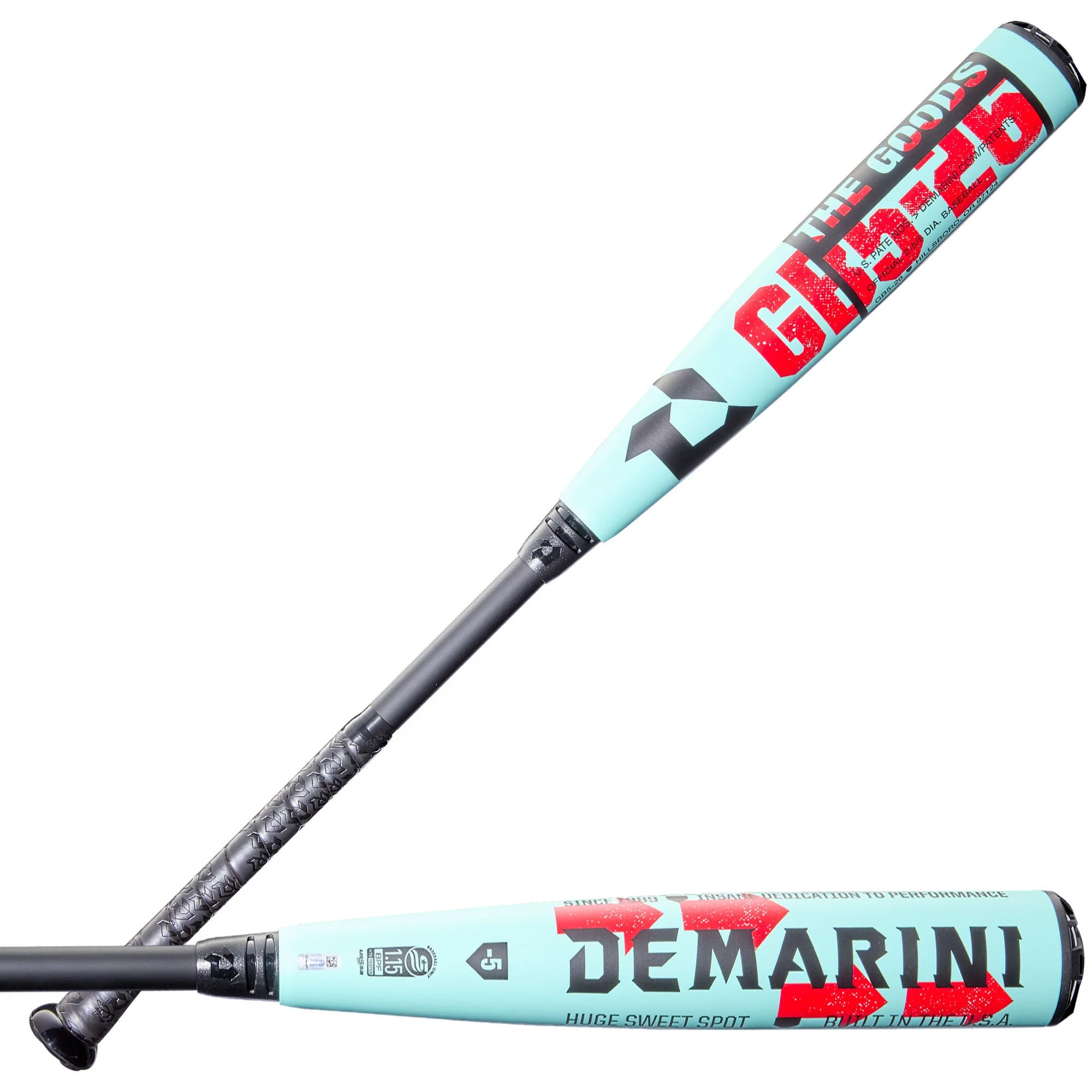 DeMarini 2026 The Goods 2-Piece Hybrid 2-5/8" Barrel -5 USSSA Baseball Bat - Image 3
