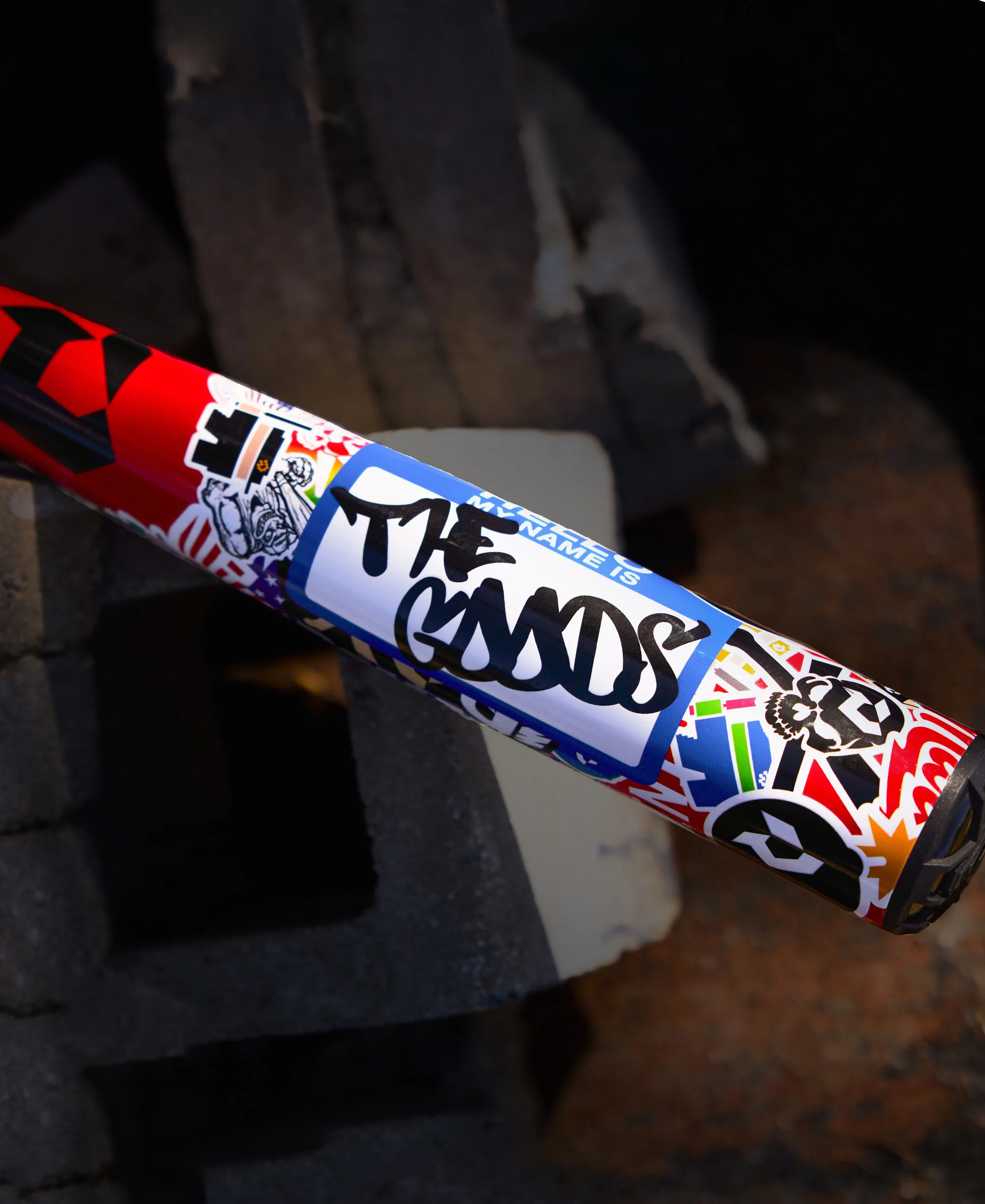 DeMarini 2026 The Goods Limited Edition Sticker Bomb 2-Piece -3 BBCOR Baseball Bat - Image 4