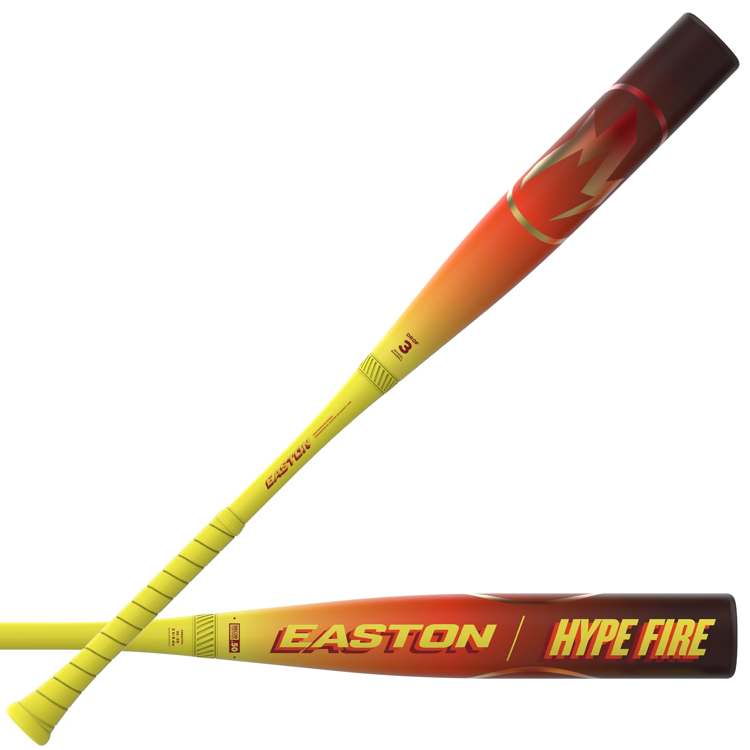 Easton 2026 Hype Fire 2-Piece Composite -3 BBCOR 2-5/8" Barrel Baseball Bat - Image 4