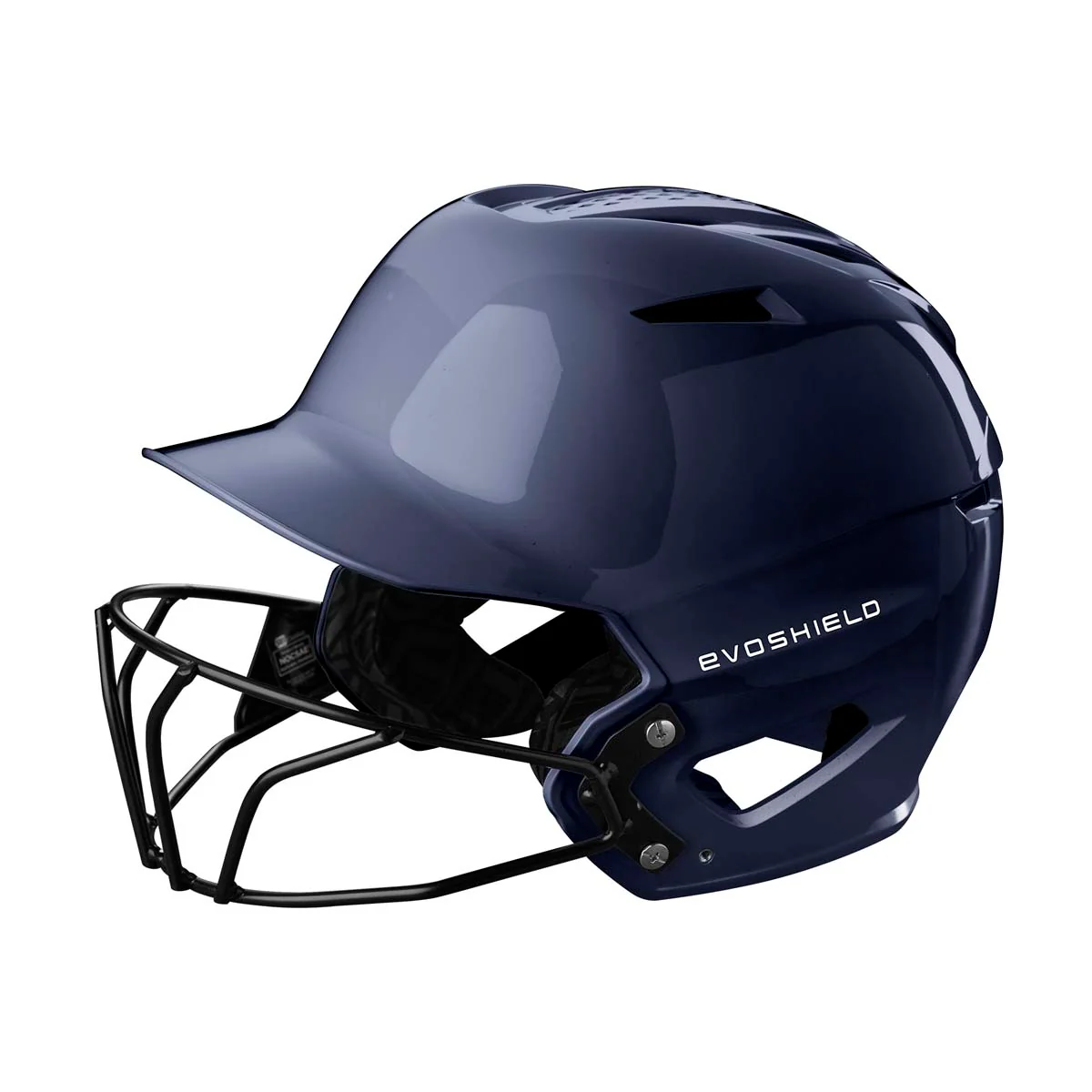 EvoShield XVT 2.0 Glossy Fastpitch Batting Helmet with Facemask - Image 3
