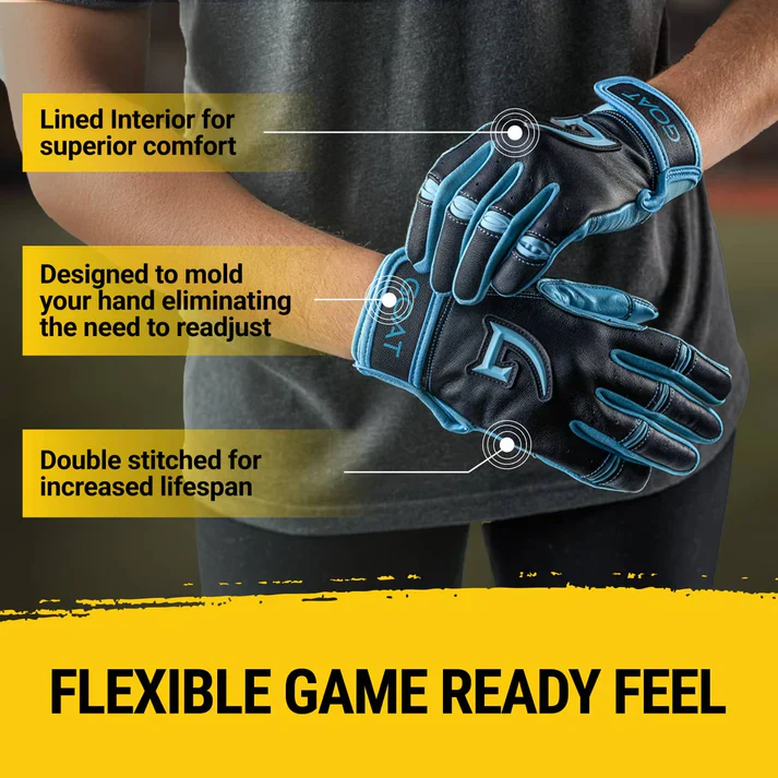 GOAThletic Short Cuff Youth Batting Gloves - Image 8