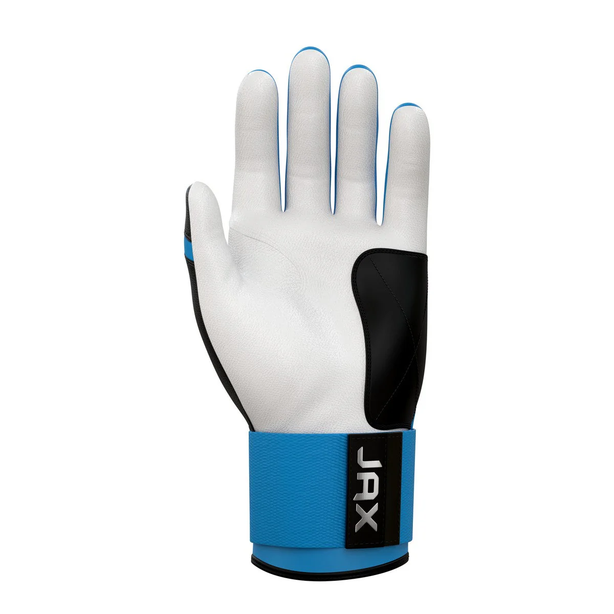 Jax Blue Raspberry Blast Left Handed Swing Strap Cuff Adult Batting Gloves - Image 2
