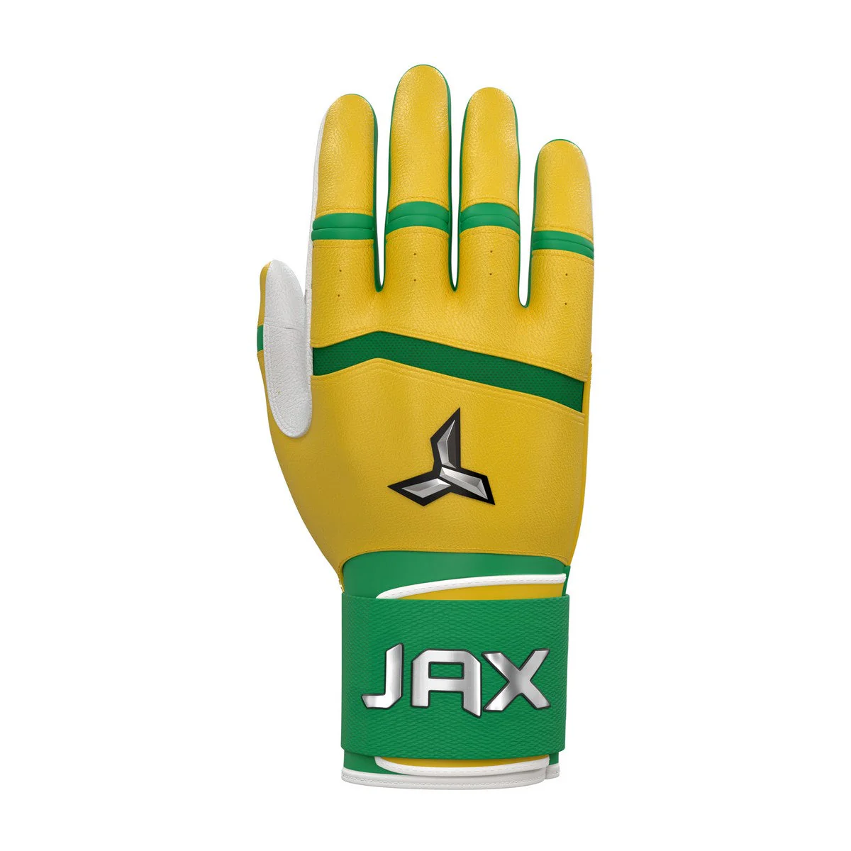 Jax Citrus Squeeze Traditional Swing Strap Cuff Adult Batting Gloves - Image 3