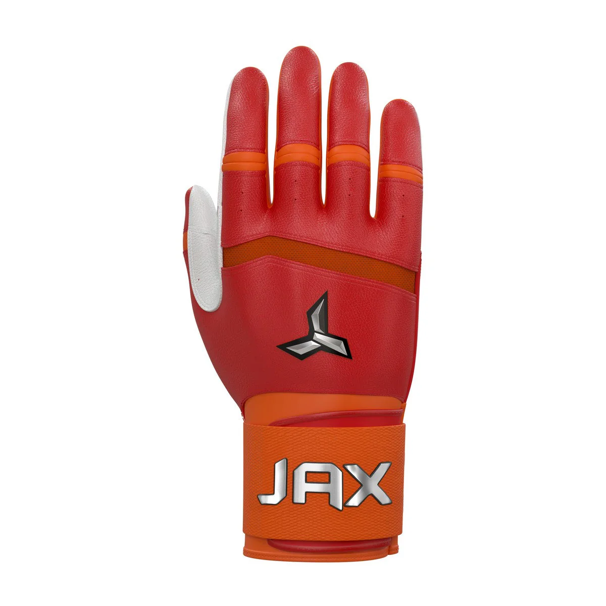 Jax Five-Tool Fruit Punch Left Handed Swing Strap Cuff Adult Batting Gloves