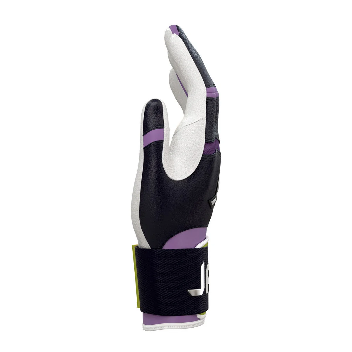 Jax Going Yard Grape Traditional Swing Strap Cuff Adult Batting Gloves - Image 4