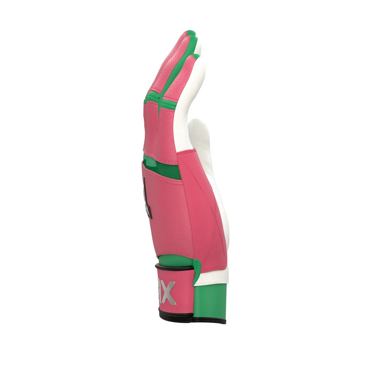 Jax Walk Off Watermelon Right Handed Swing Pro Cuff Adult Batting Gloves - Image 2