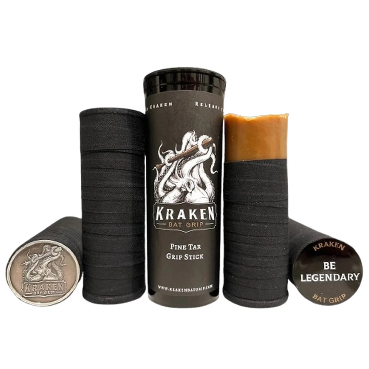 Kraken Traditional Paper Tube Pine Tar Grip Stick - Image 2