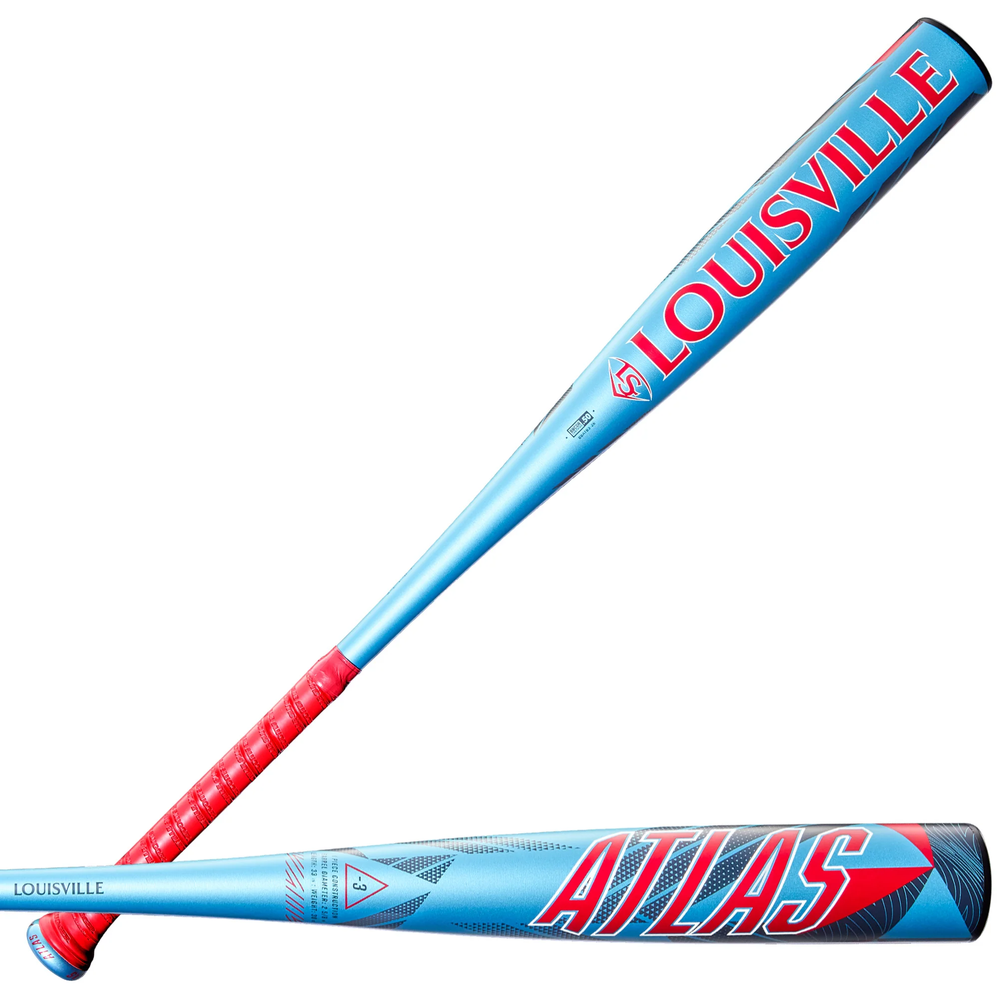 Louisville Slugger 2026 Atlas 1-Piece Alloy 2-5/8" Barrel -3 BBCOR Baseball Bat - Image 7