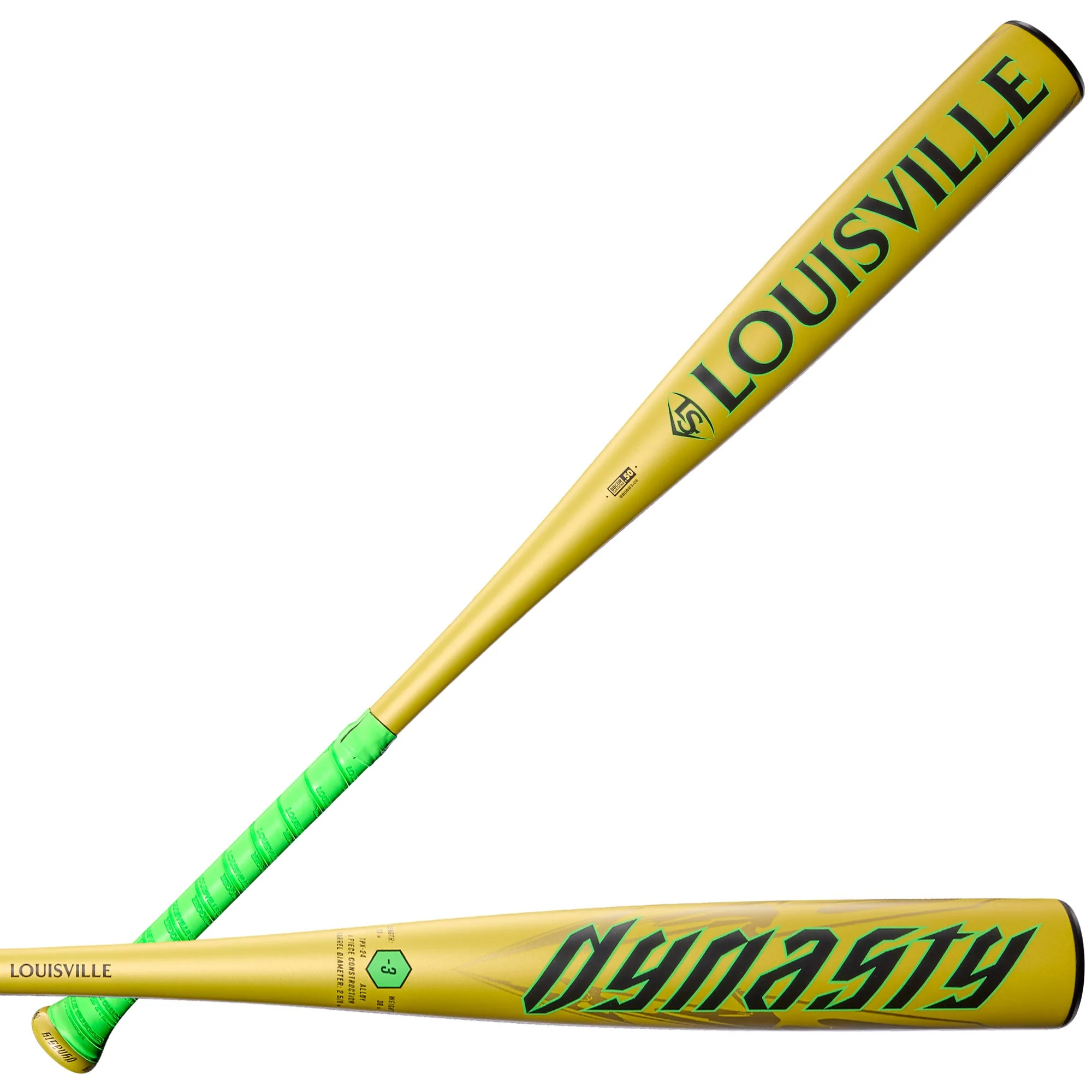 Louisville Slugger 2026 Dynasty 1-Piece Alloy 2-5/8" Barrel -3 BBCOR Baseball Bat - Image 2