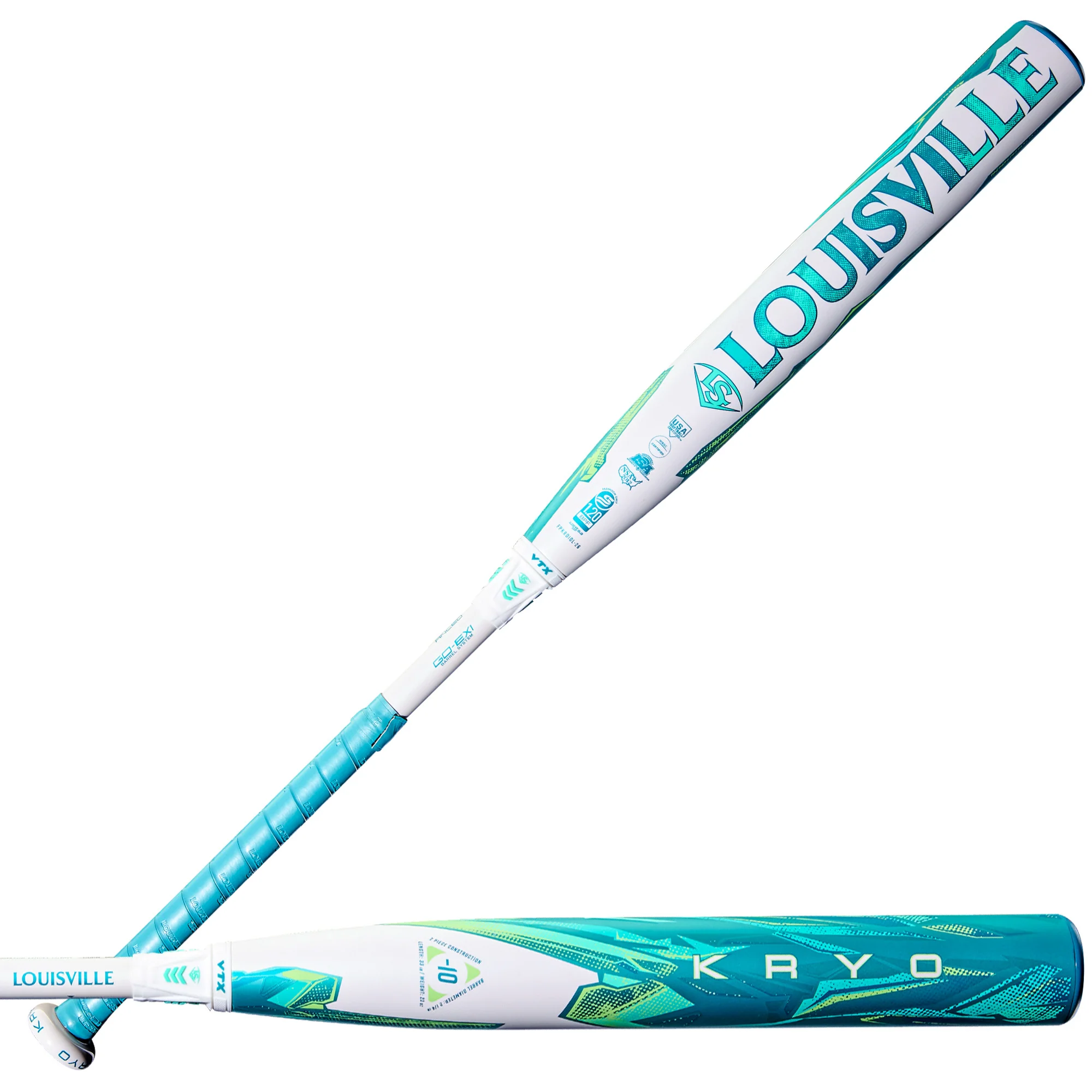 Louisville Slugger 2026 Kryo -10 2-Piece 2-1/4" Barrel Fastpitch Softball Bat - Image 7