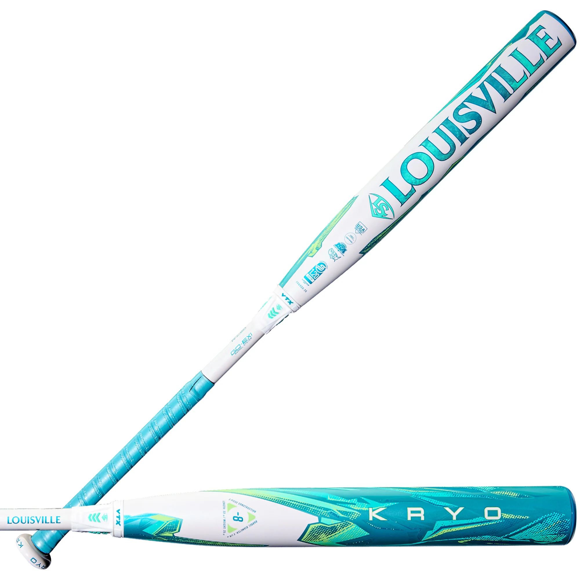 Louisville Slugger 2026 Kryo -8 2-Piece 2-1/4" Barrel Fastpitch Softball Bat - Image 7