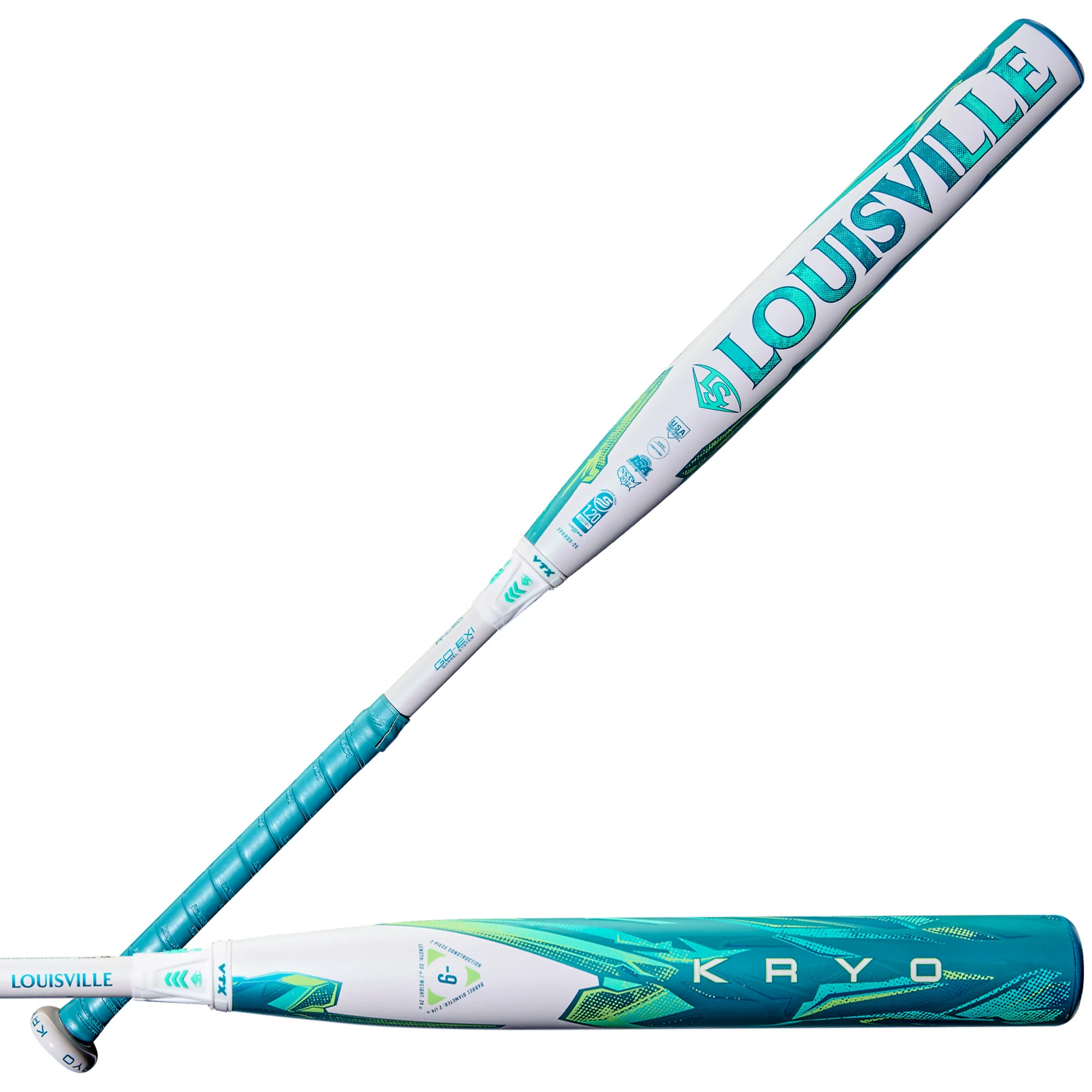 Louisville Slugger 2026 Kryo -9 2-Piece 2-1/4" Barrel Fastpitch Softball Bat - Image 7