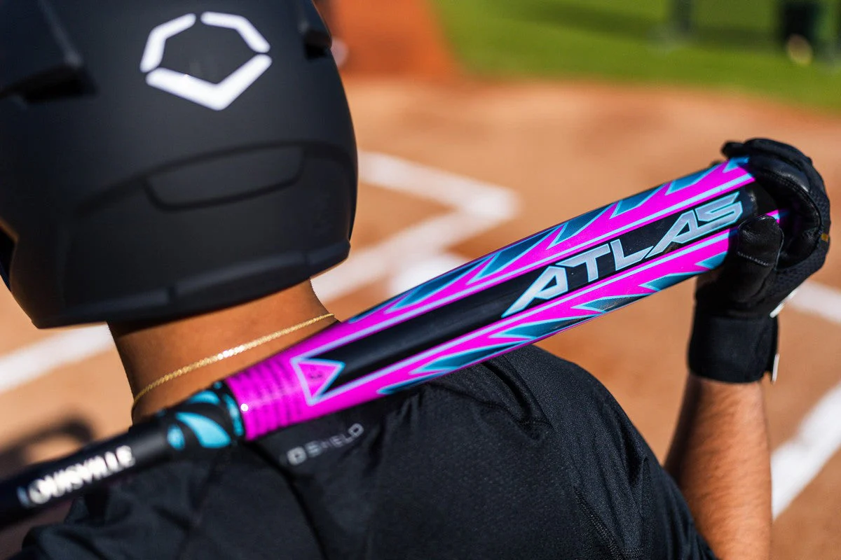 Louisville Slugger 2026 Limited Edition Pink Atlas 2-Piece Hybrid -3 BBCOR Baseball Bat - Image 4