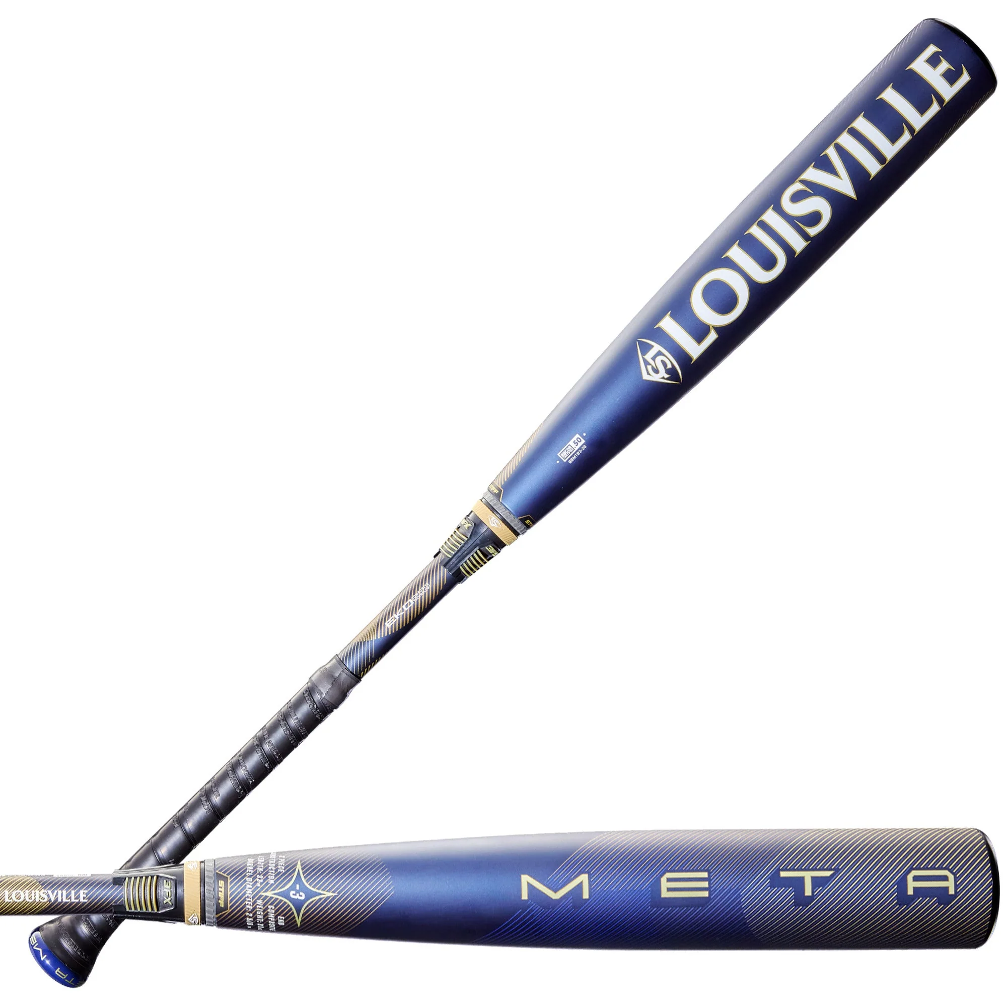 Louisville Slugger 2026 Meta 2-Piece Composite 2-5/8" Barrel -3 BBCOR Baseball Bat - Image 7