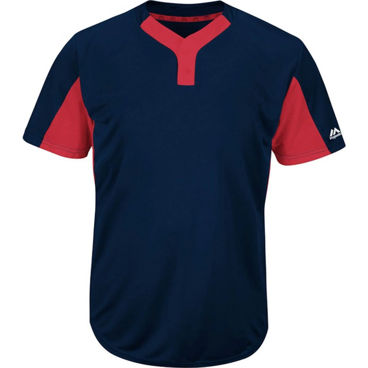 Majestic Youth Premier Eagle 2-Button Colorblocked Jersey - Image 4