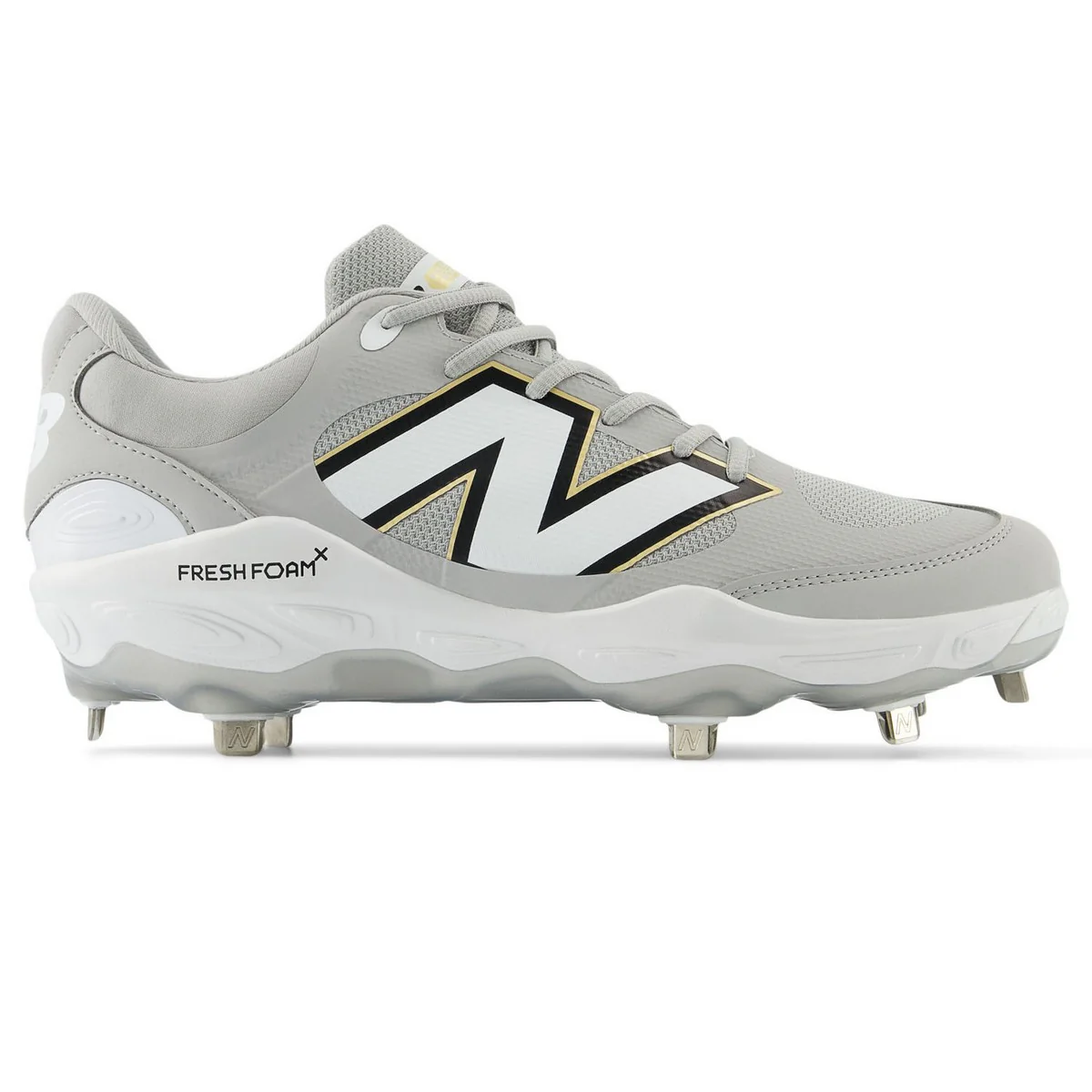 New Balance Mens Fresh Foam X 3000V7 Wide 2E Metal Baseball Cleats - Image 3