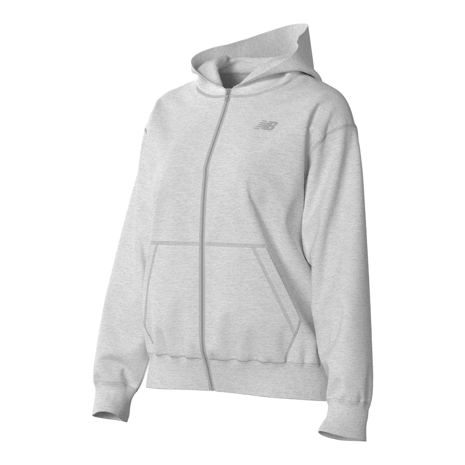New Balance Women's Team French Terry Full Zip Hoodie - Image 3