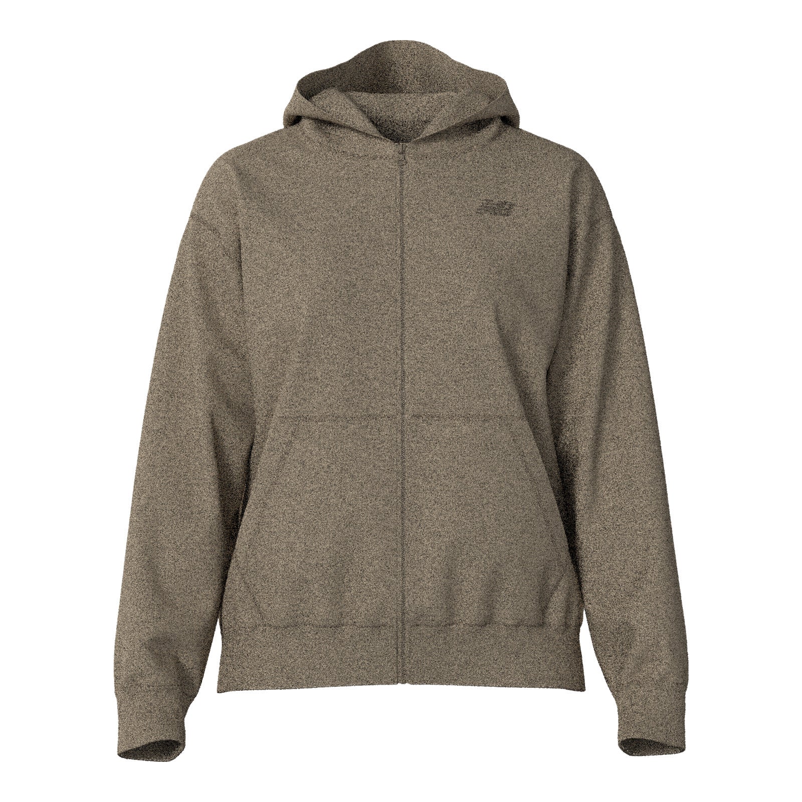 New Balance Women's Team French Terry Full Zip Hoodie - Image 5