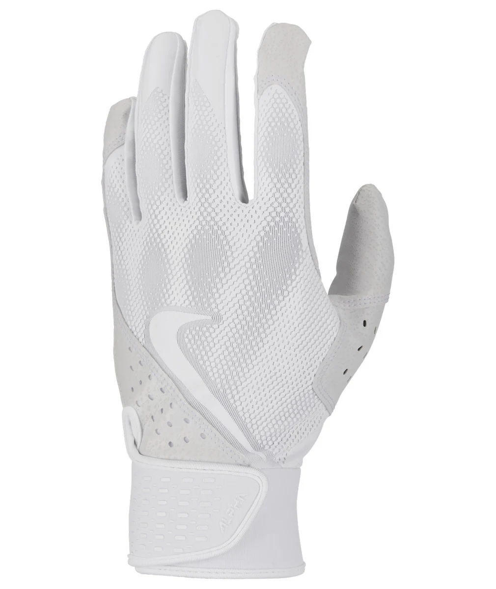 Nike Alpha Adult Baseball Batting Gloves Pair - Image 4