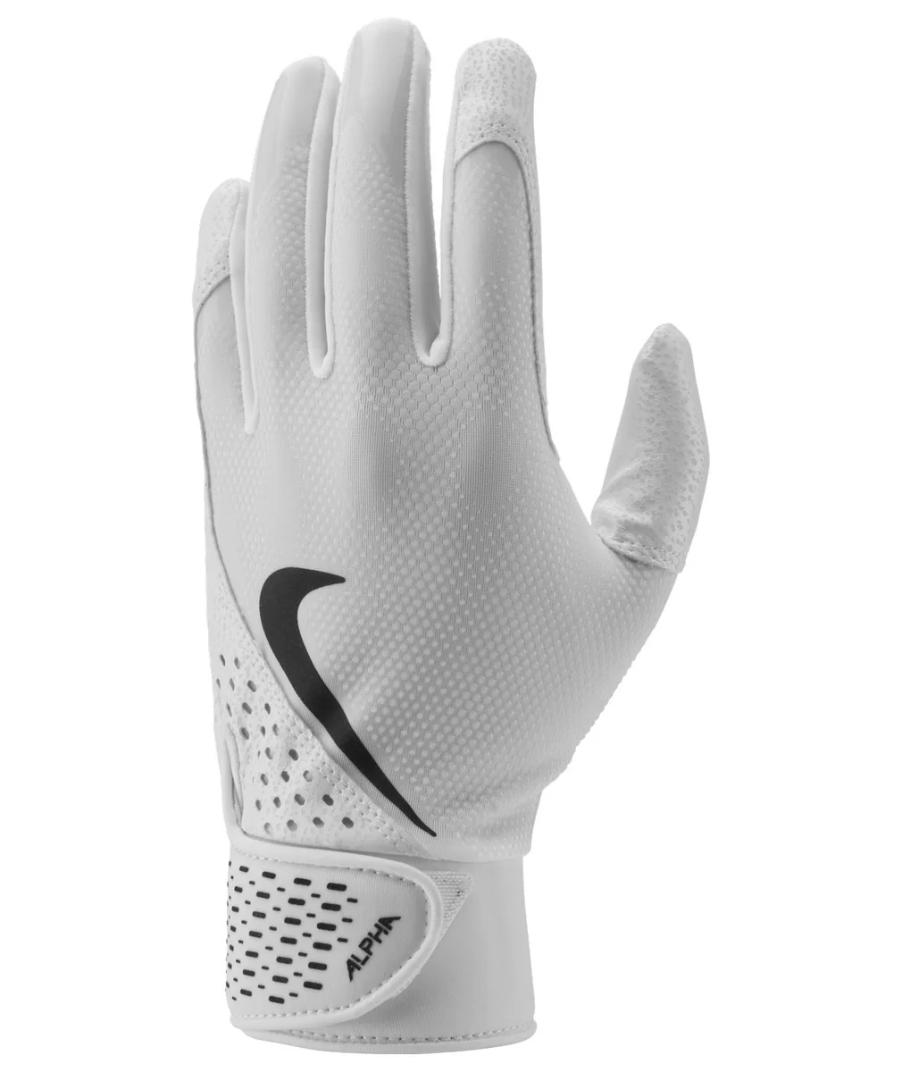 Nike Alpha Adult Baseball Batting Gloves Pair - Image 8