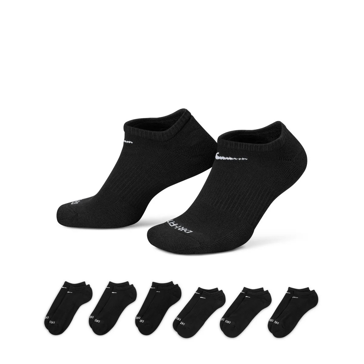 Nike Everyday Plus Cushioned No-Show Training Socks (6-Pack) - Image 2