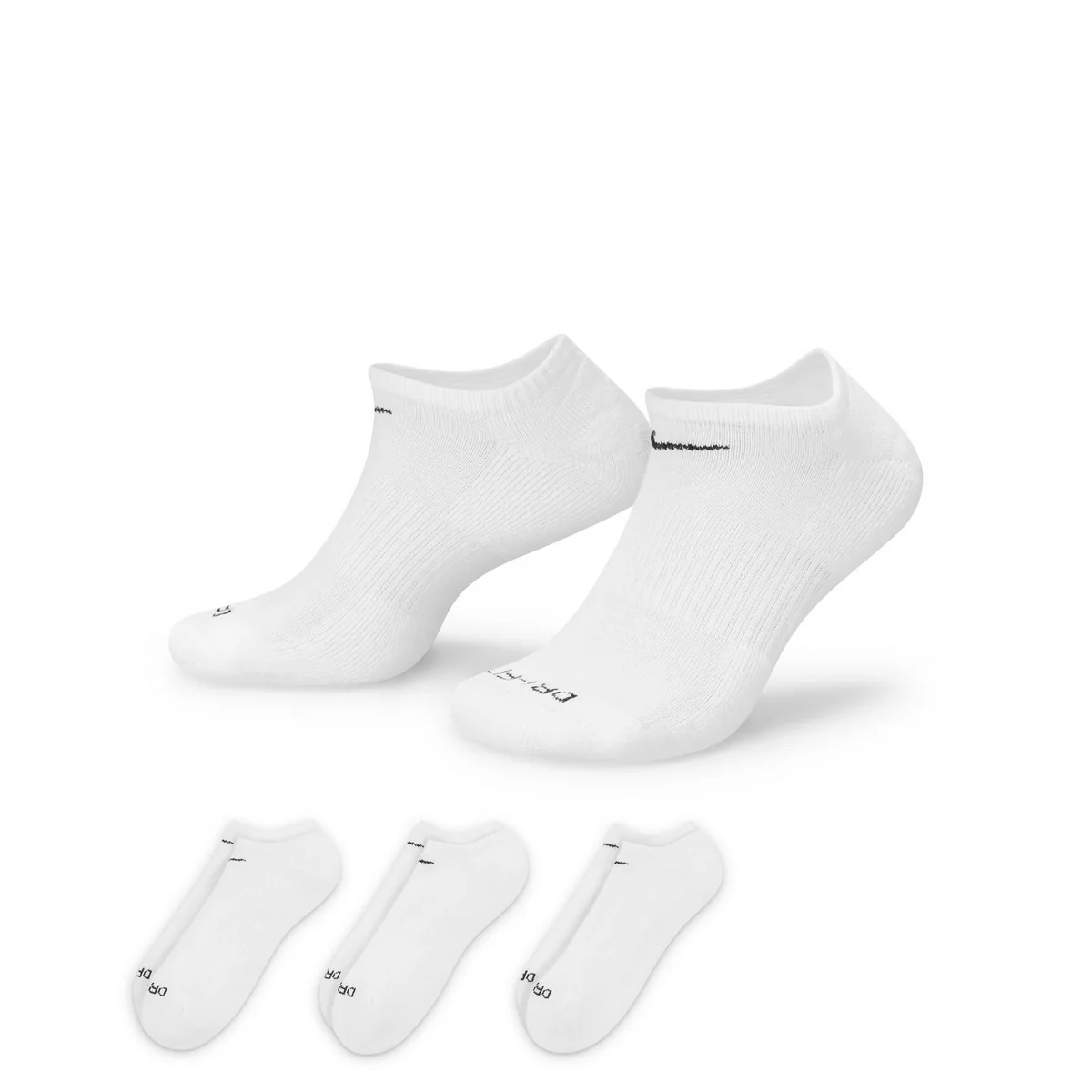 Nike Everyday Plus Cushioned Training No-Show Socks (3 Pair) - Image 2