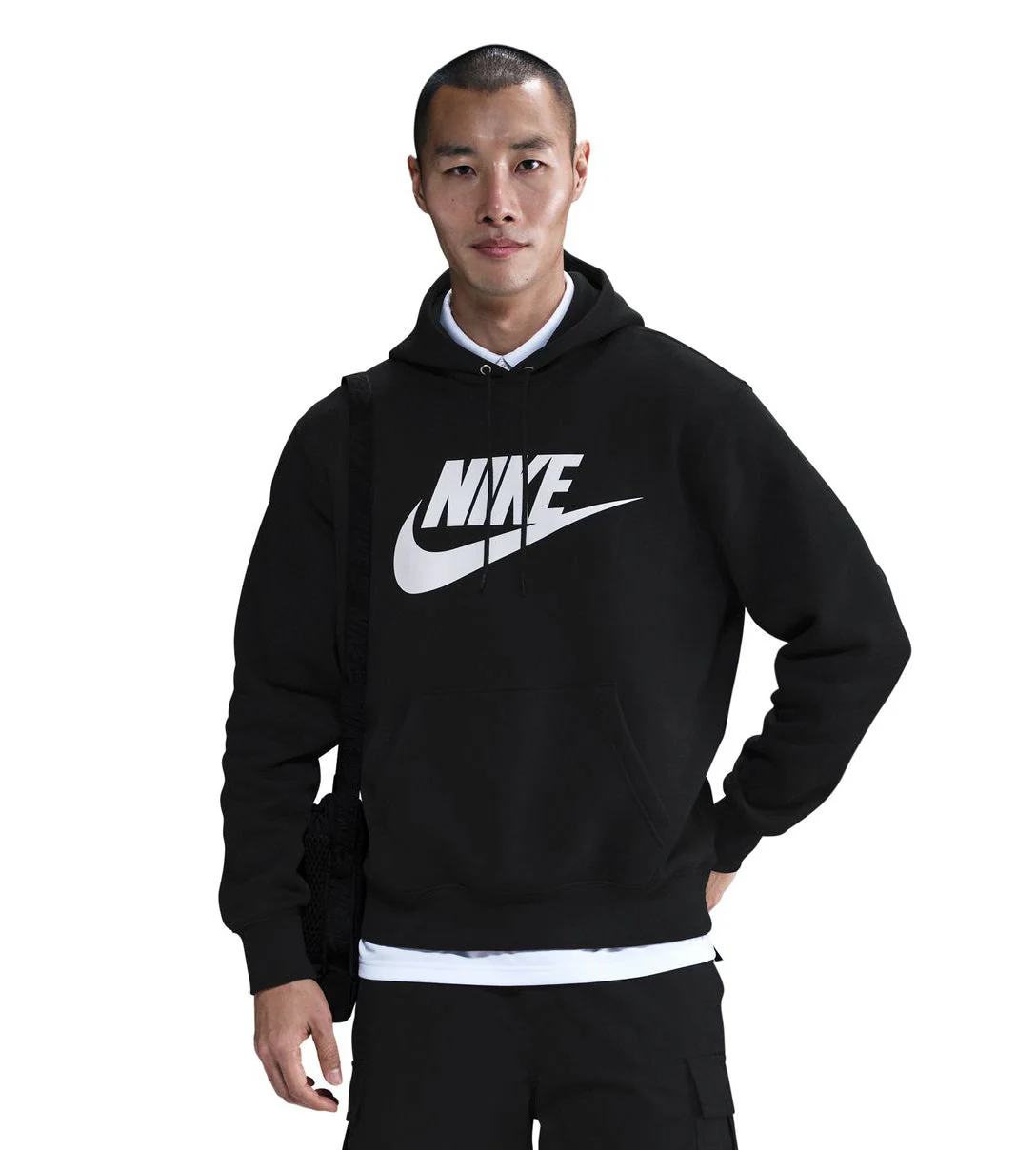 Nike Men's Club Fleece Graphic Pullover Hoodie - Image 2